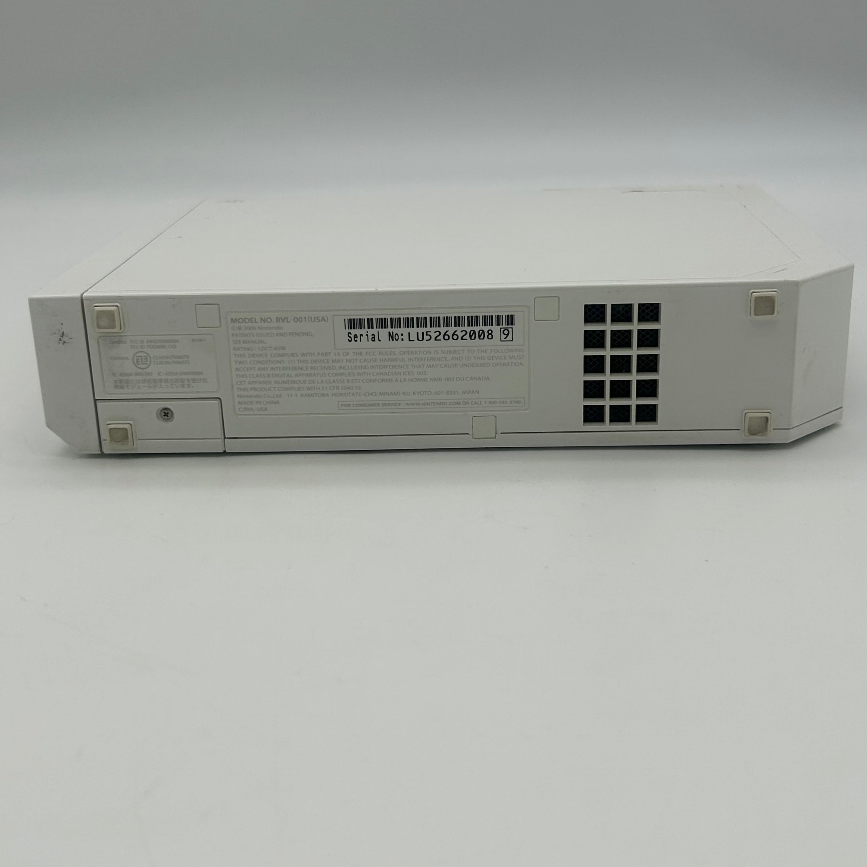Nintendo Wii (RVL-001) 2006 Console Only