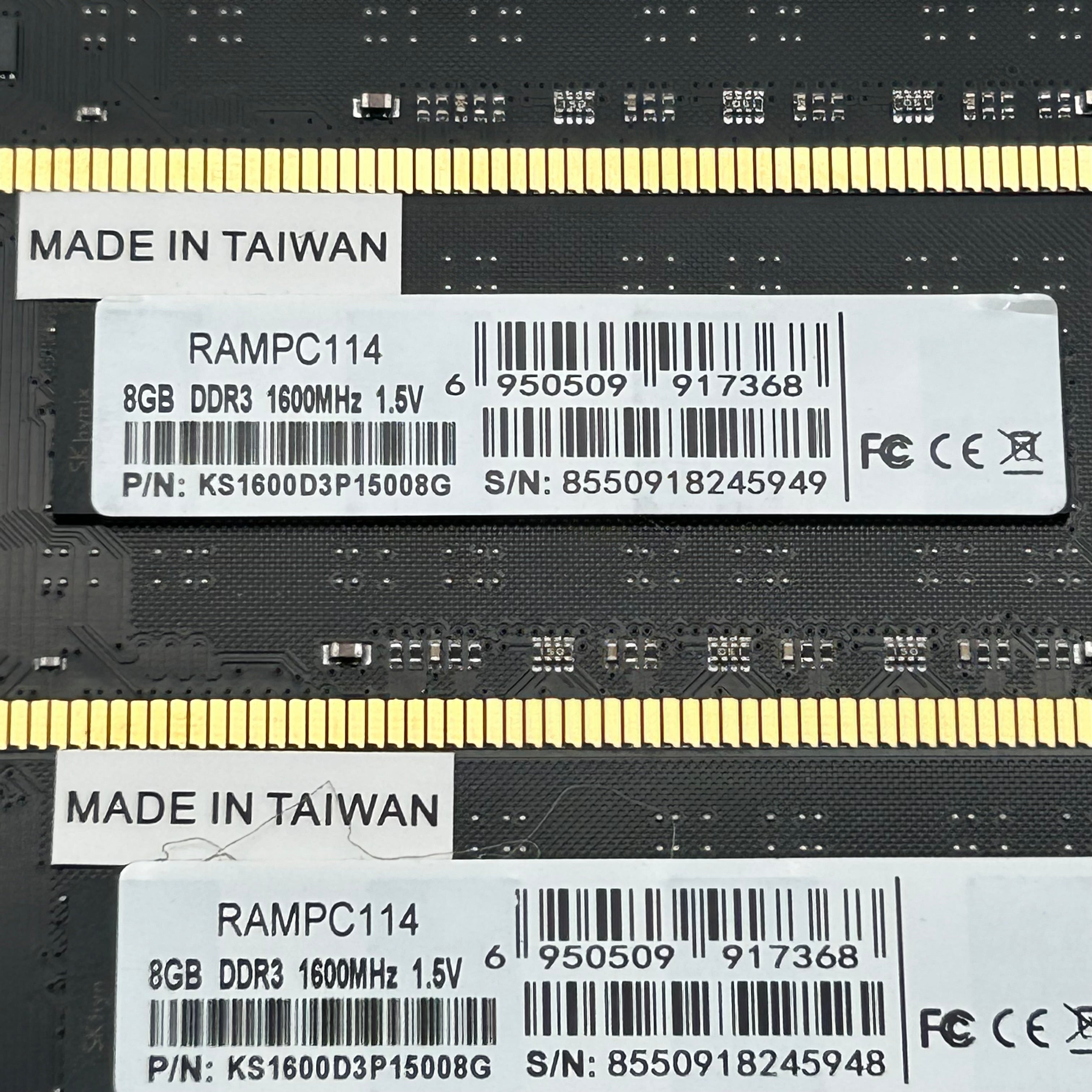 KingSpec 32GB DDR 3 RAM (4x8GB) 1600MHZ - KS1600D3P15008G