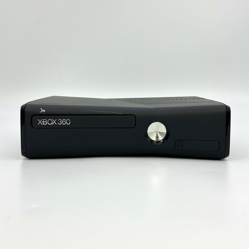 Xbox 360 S Slim Black (Model 1439) 4GB w/ Kinect & 1 Game - Tested