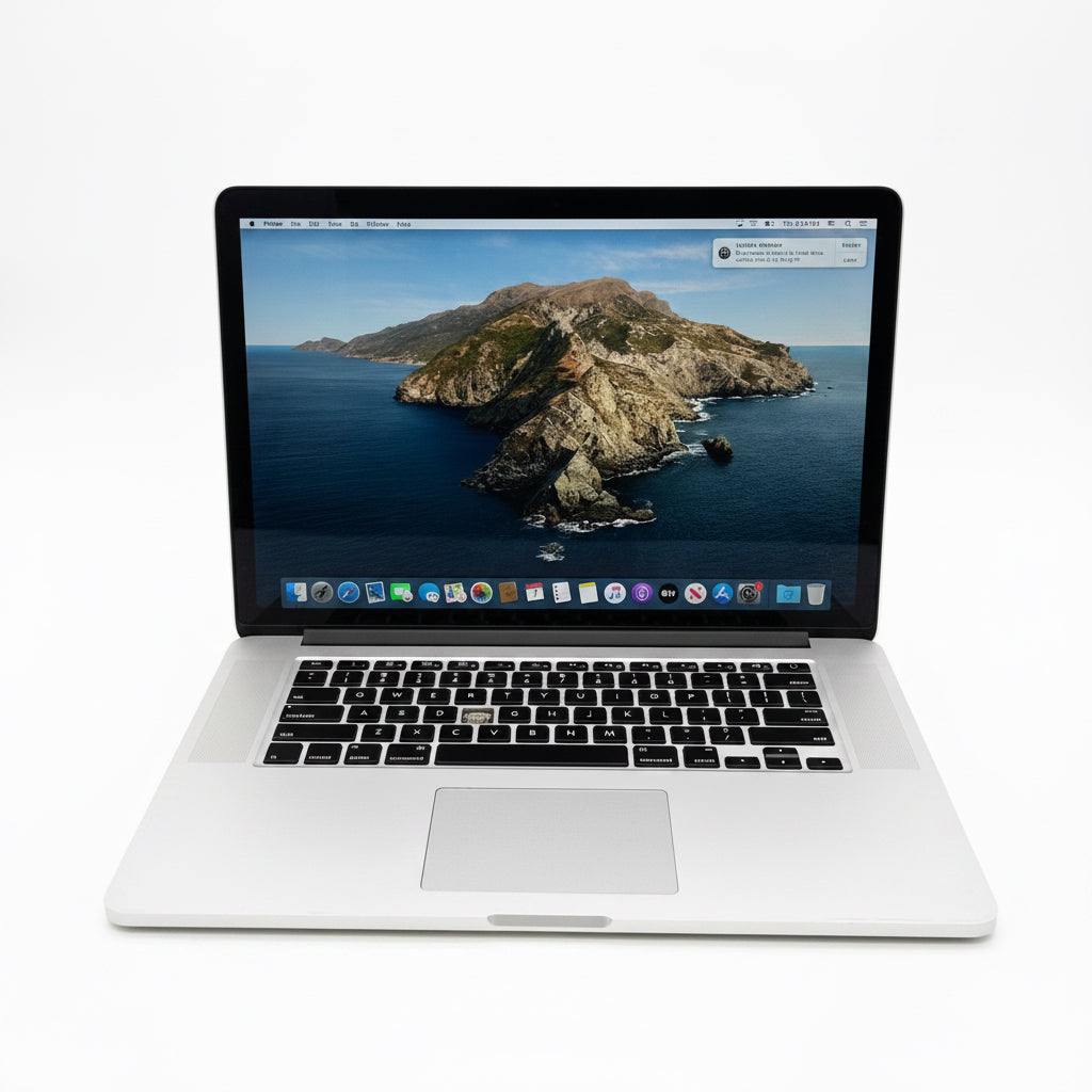 Apple MacBook Pro 15.4” Retina, A1398, 2.4 GHz Quad-Core i7, 16GB RAM, 512GB SSD