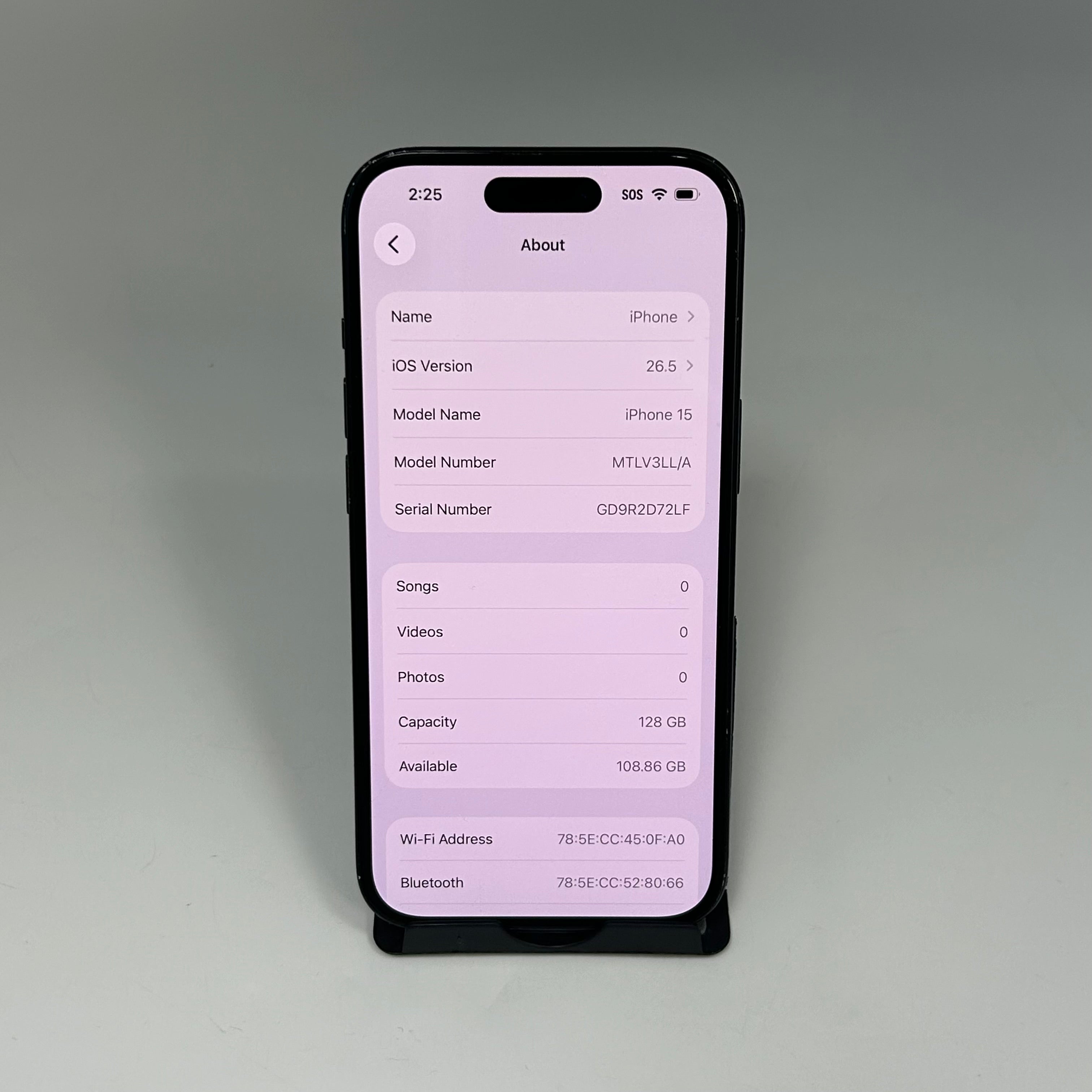 iPhone 15 - 128GB Black - BH 99% - (T-Mobile) *READ*