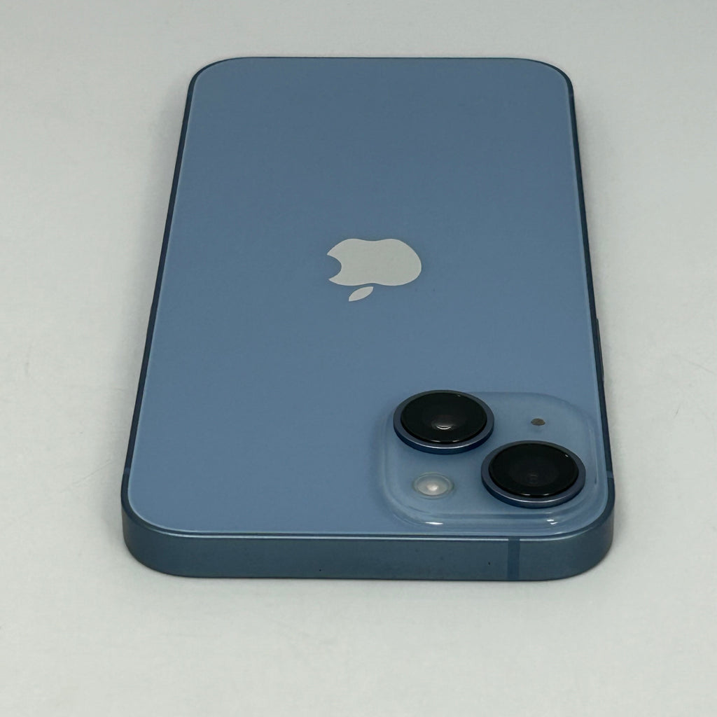 Unlocked Apple iPhone 14 A2649 128GB Blue 84% Battery Health