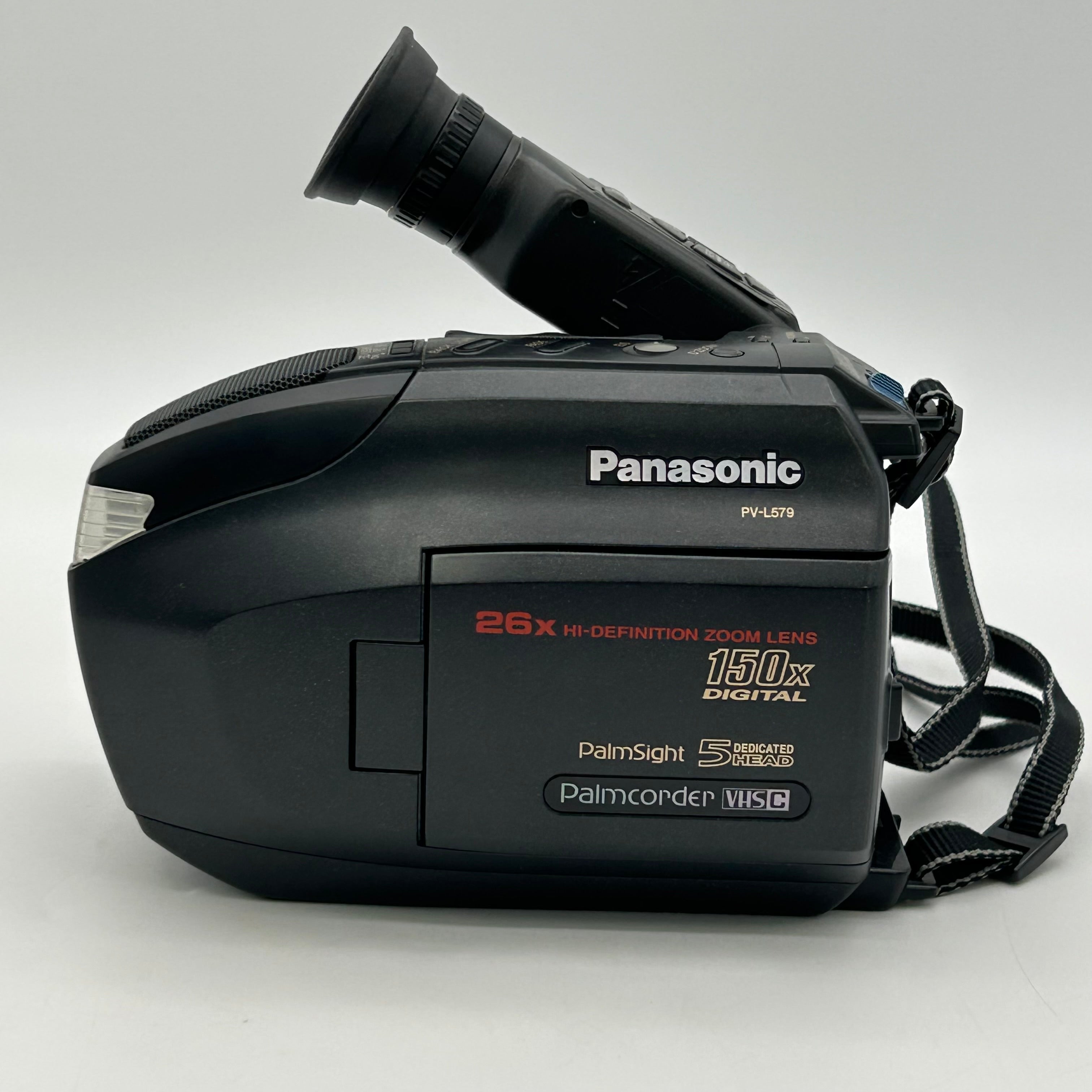 Panasonic PV-L579D VHS-C Palmcorder Camcorder w/ Charger & Battery - Untested