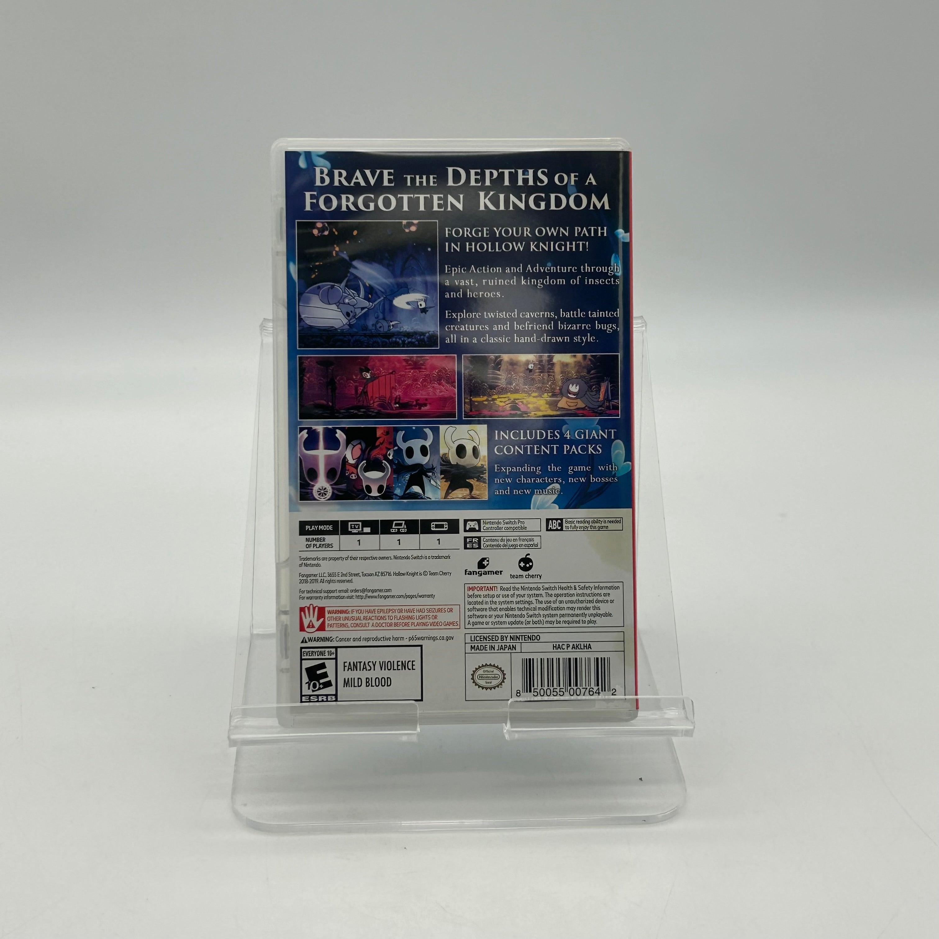 Nintendo Switch Hollow Knight Video Game - Tested