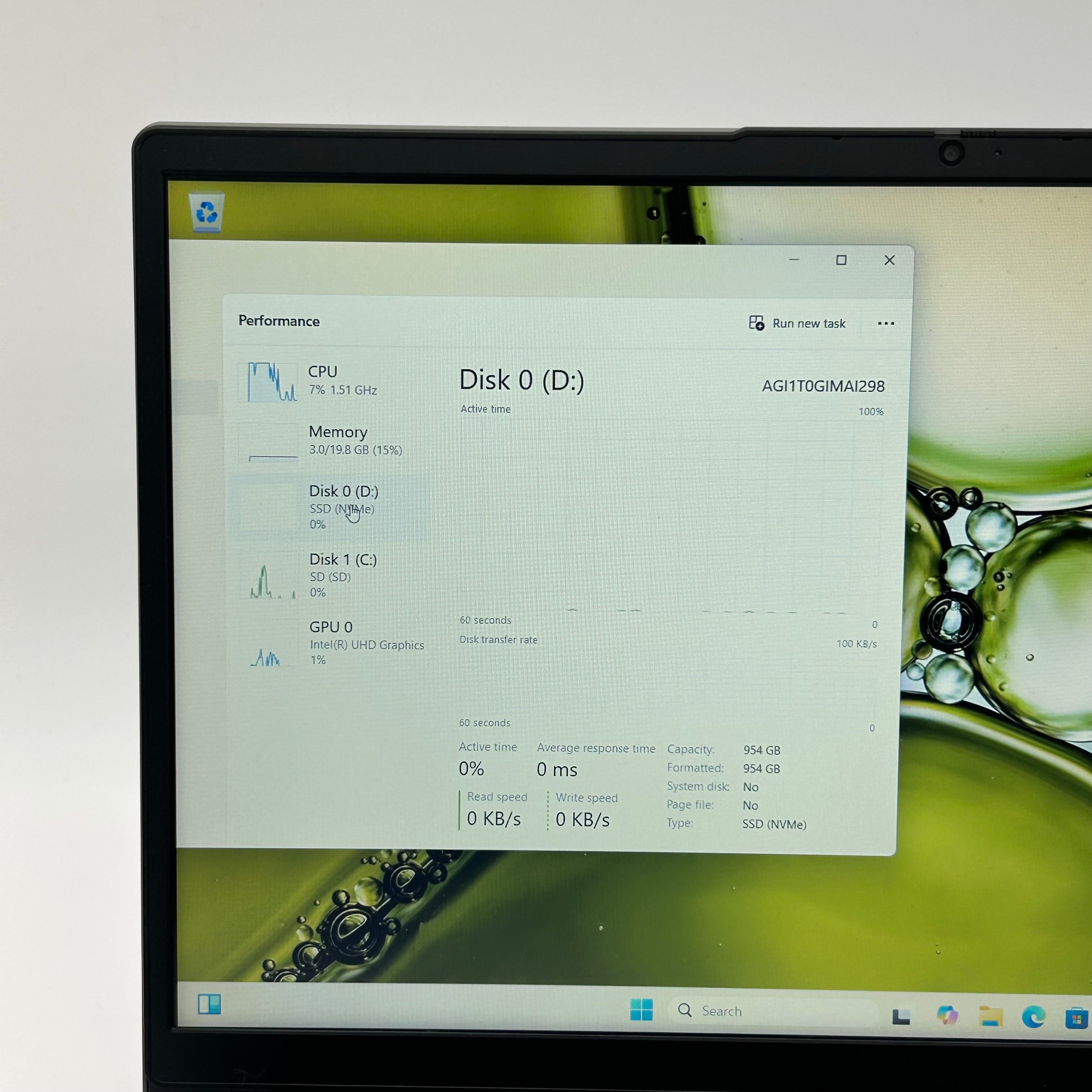Lenovo IdeaPad 1 15IJL7 15.6" Laptop Intel Celeron N4500 20GB RAM 1TB SSD Gray