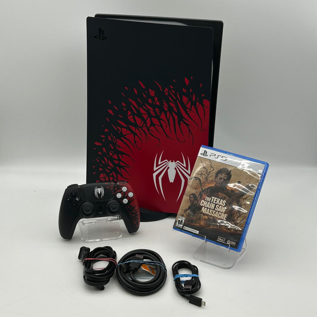 Sony PlayStation 5 Disc Edition (CFI-1015A) Marvel's Spider-Man 2 Limited Edition & One Game