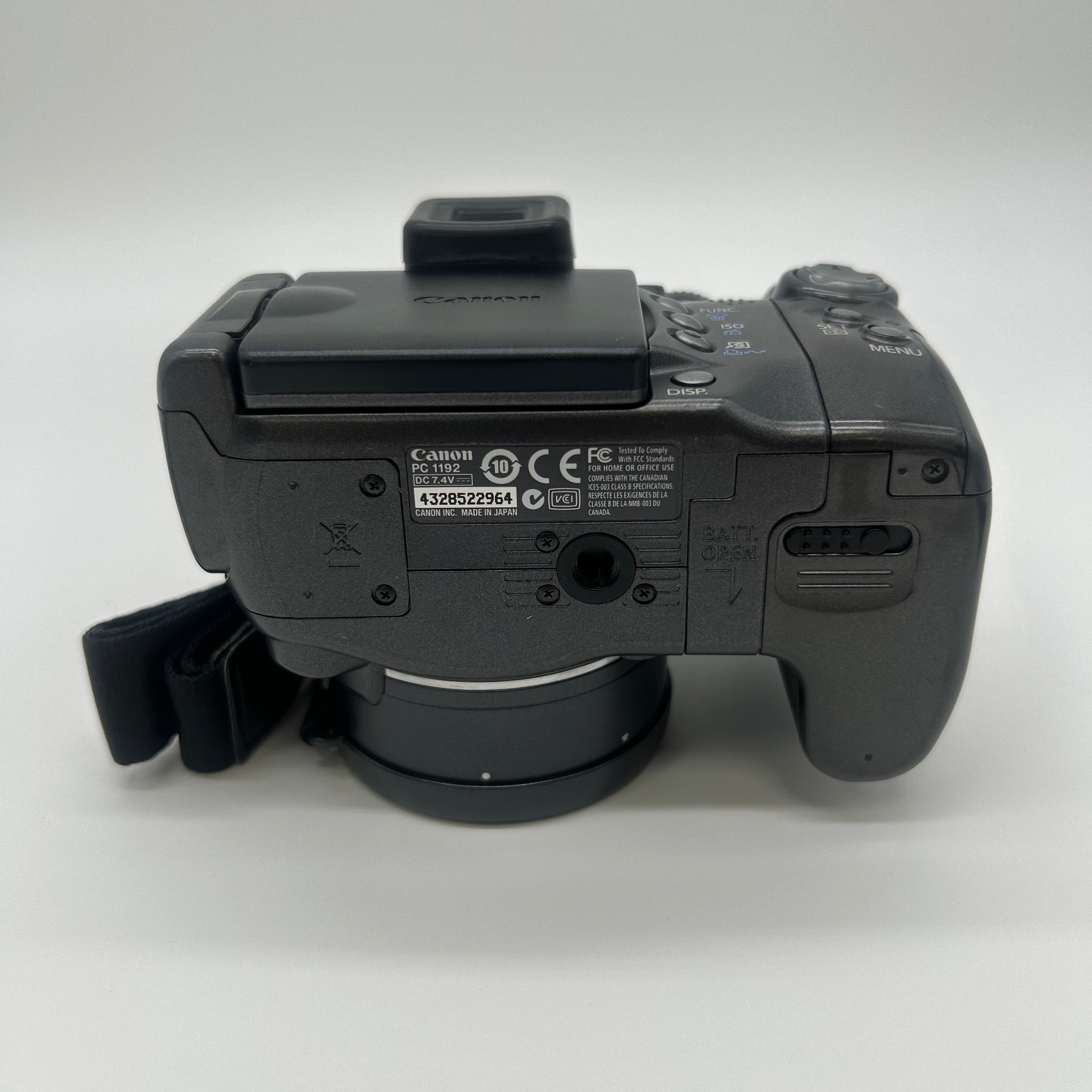 Canon PowerShot S3IS Black Digital Camera Used Serial Number 4328522964