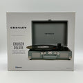 Crosley Cruiser Deluxe Turntable CR8005D-TN Slate Blue New Open Box Bluetooth