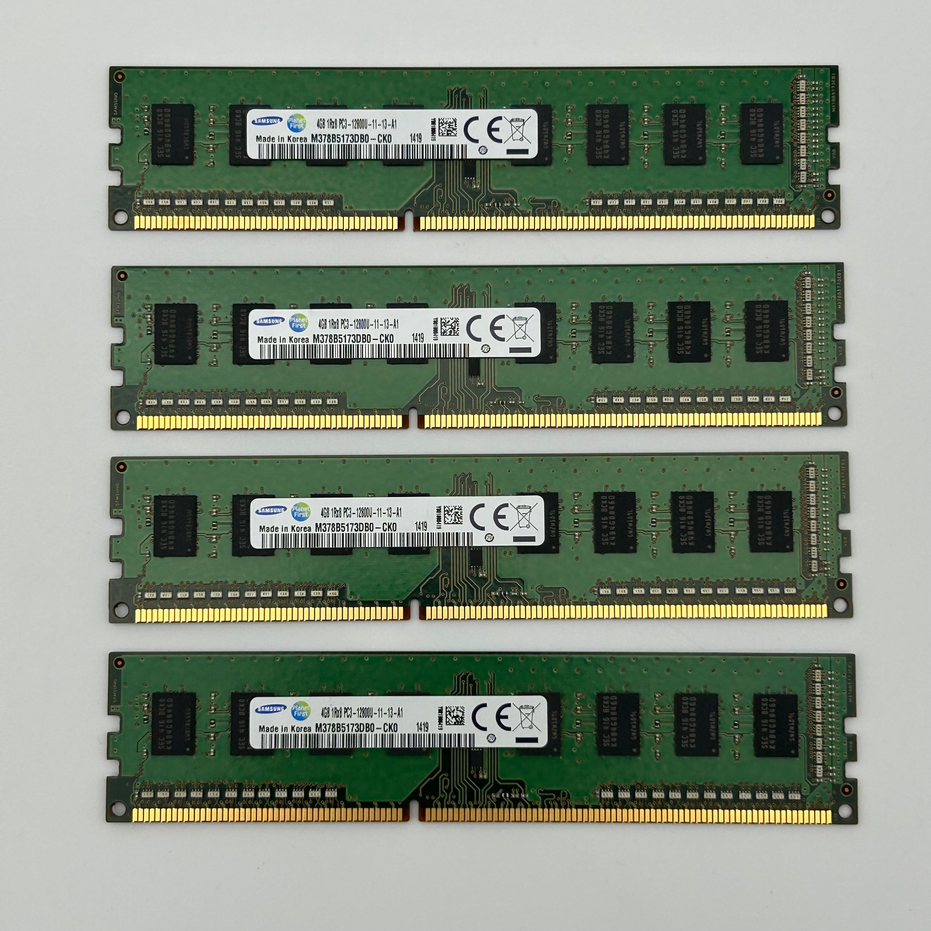 Samsung 16GB (4x4GB) DDR3-1600MHz RAM
