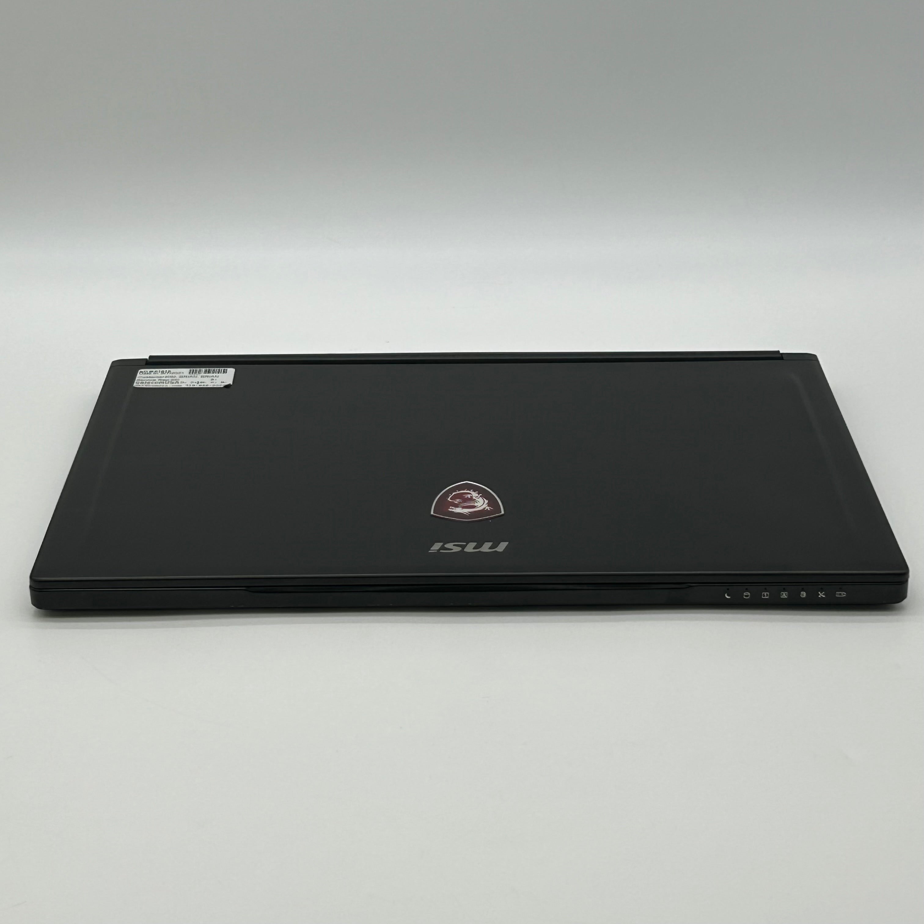 MSI GS63 Stealth 8RE 15.6" FHD 120Hz Intel Core i7-8750H 16GB RAM 256GB SSD 1TB HDD Black Gaming Laptop Used With Box