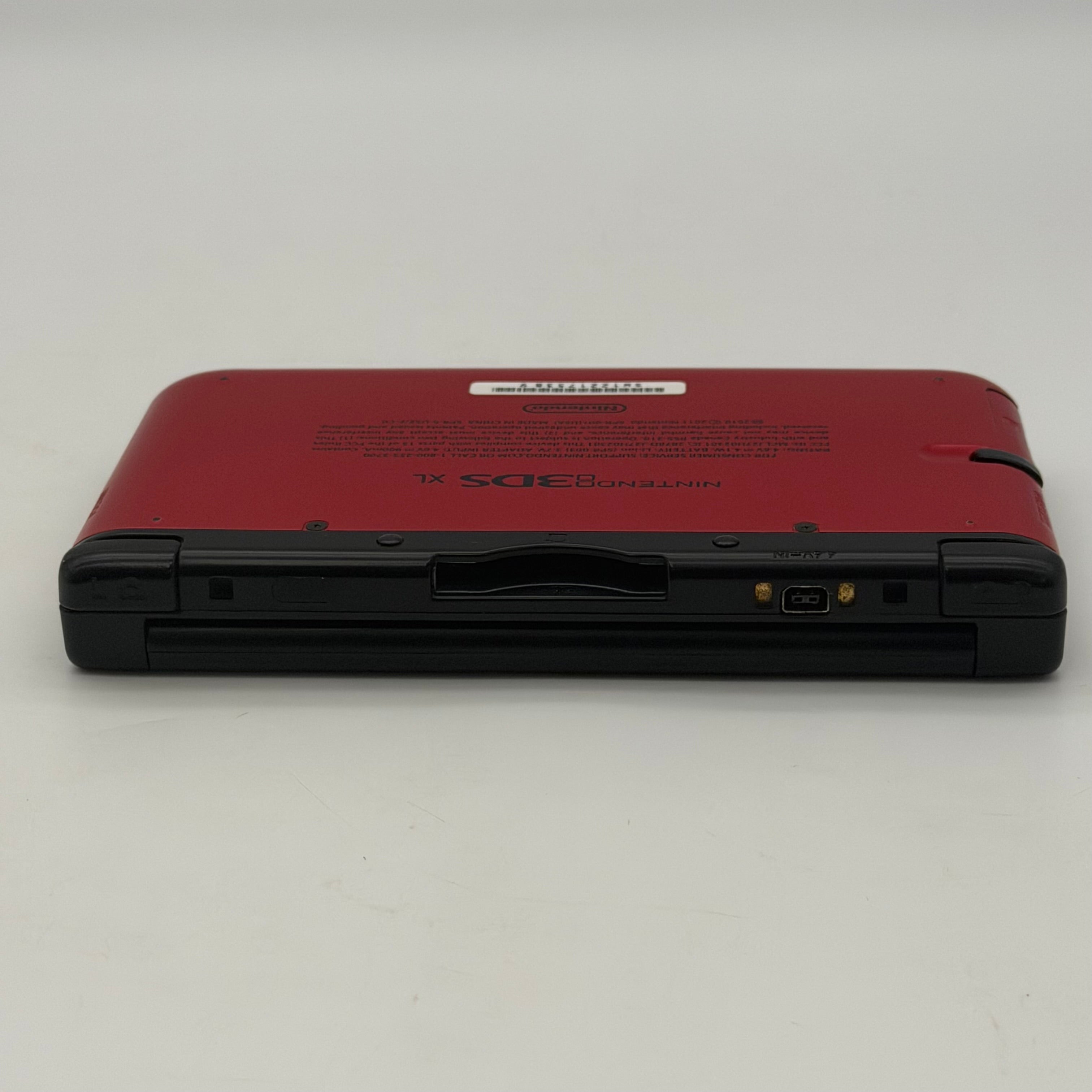 Nintendo 3DS XL SPR-001 Red/Black System w/ Charger & Stylus