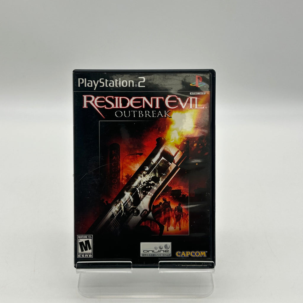 Resident Evil Outbreak for Playstation 2 w/ Manual and Case