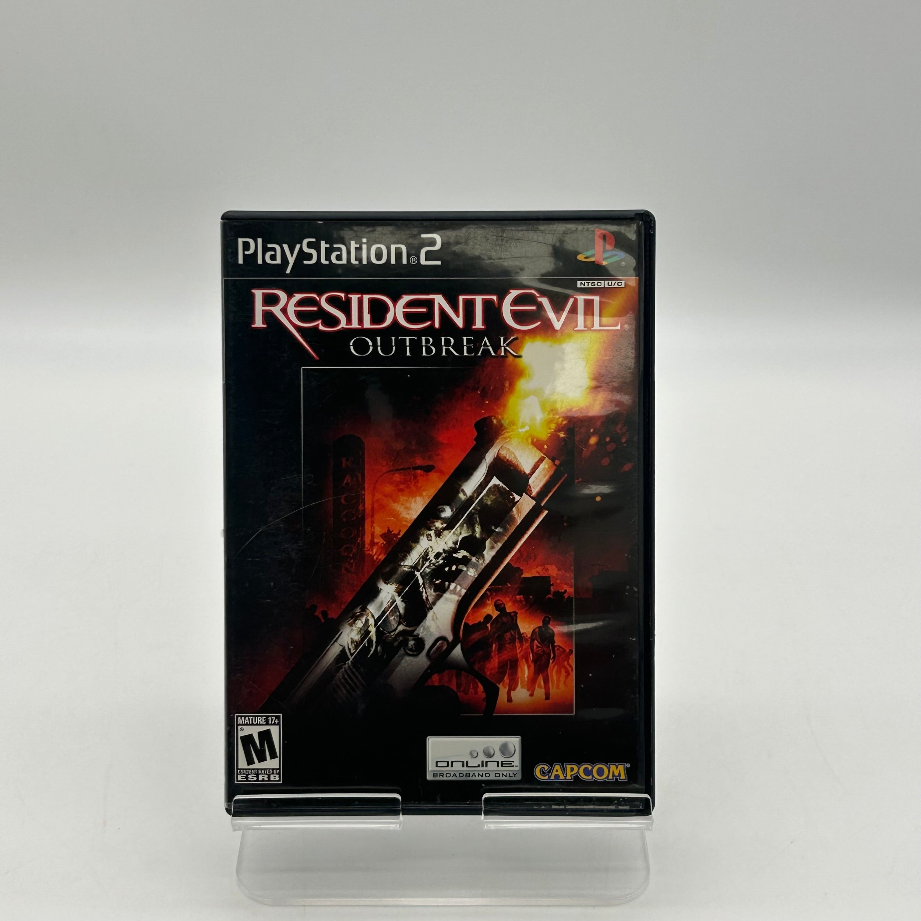 Resident Evil Outbreak for Playstation 2 w/ Manual and Case