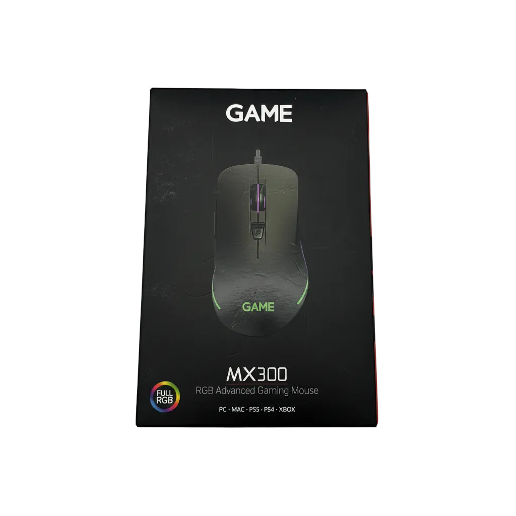 Game MX300 RGB Advanced Gaming Mouse- New In Box