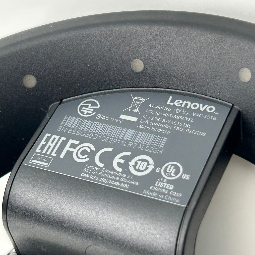 Lenovo Explorer Headset  VR-2511N Set with Controllers - Untested/Parts Only