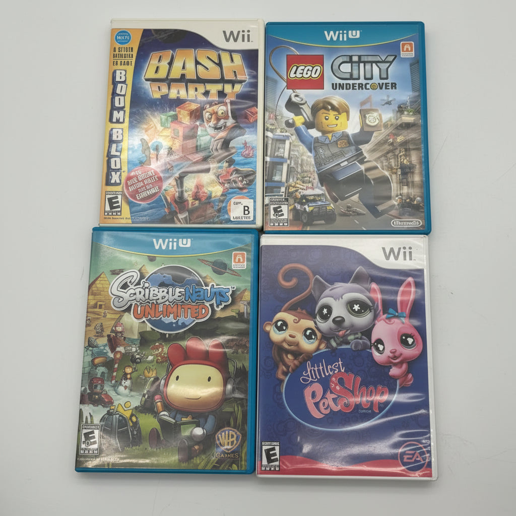 Nintendo Wii RVL-002 32GB w/Gamepad WUP-101(02) & Accessories - Tested
