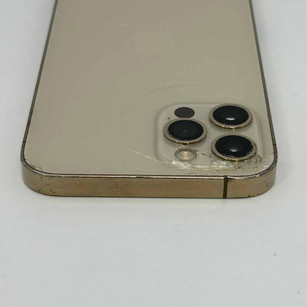 Apple iPhone 12 Pro 128GB MGJQ3LL/A Unlocked - Cracked Back - Heavy Scratches - Missing SIM Tray