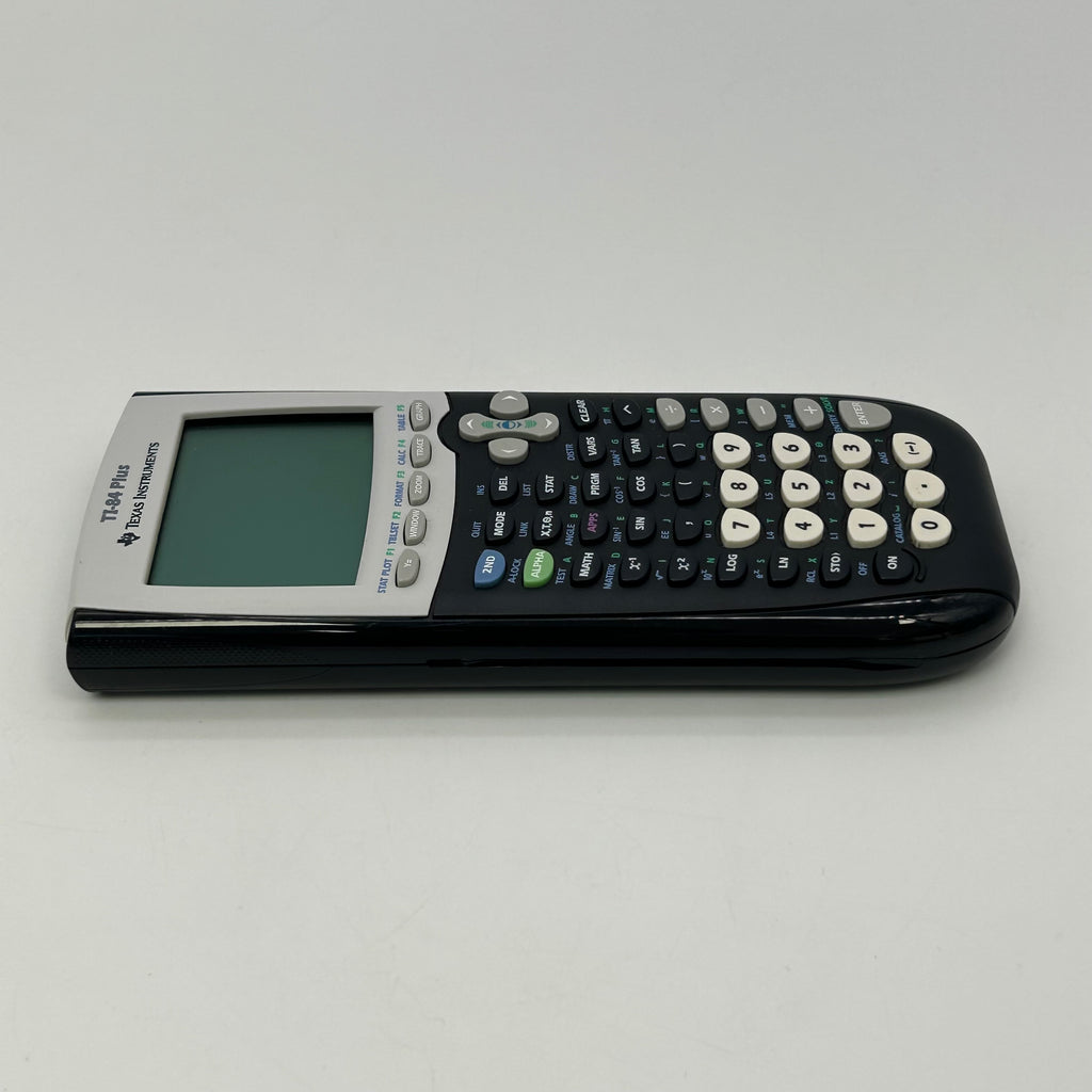 TI-84 Plus Texas Instruments Graphing Calculator Black With Cover