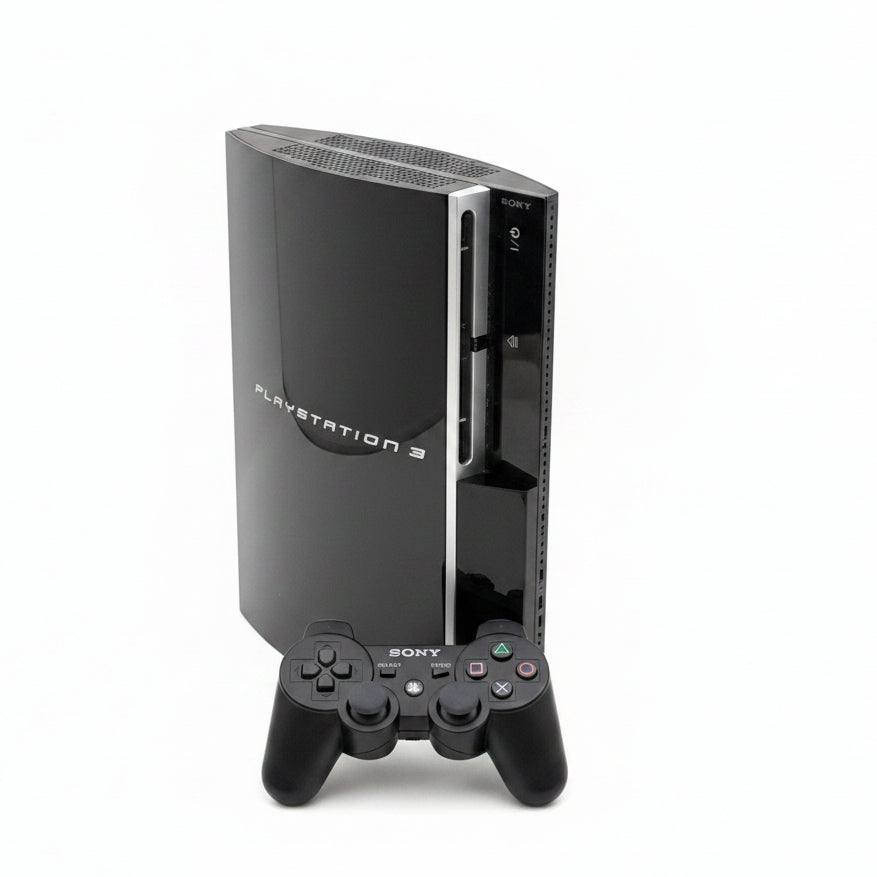 Sony PlayStation 3 FAT CECHK01 80GB Console w/ Controller & 4 Games - Tested
