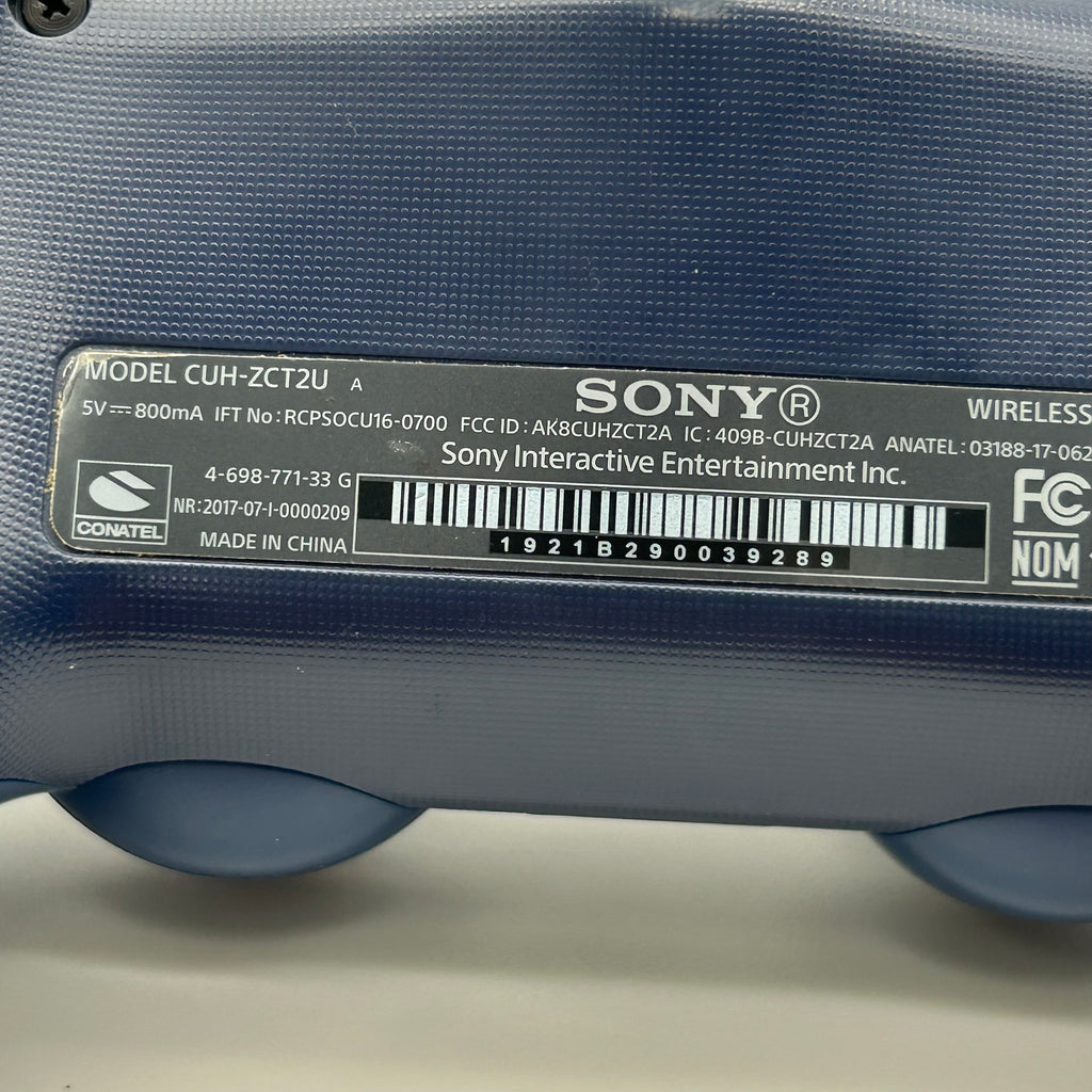 Sony PS4 CUH-ZCT2U Blue Video Game Controller Stick Drift (Both Sides)