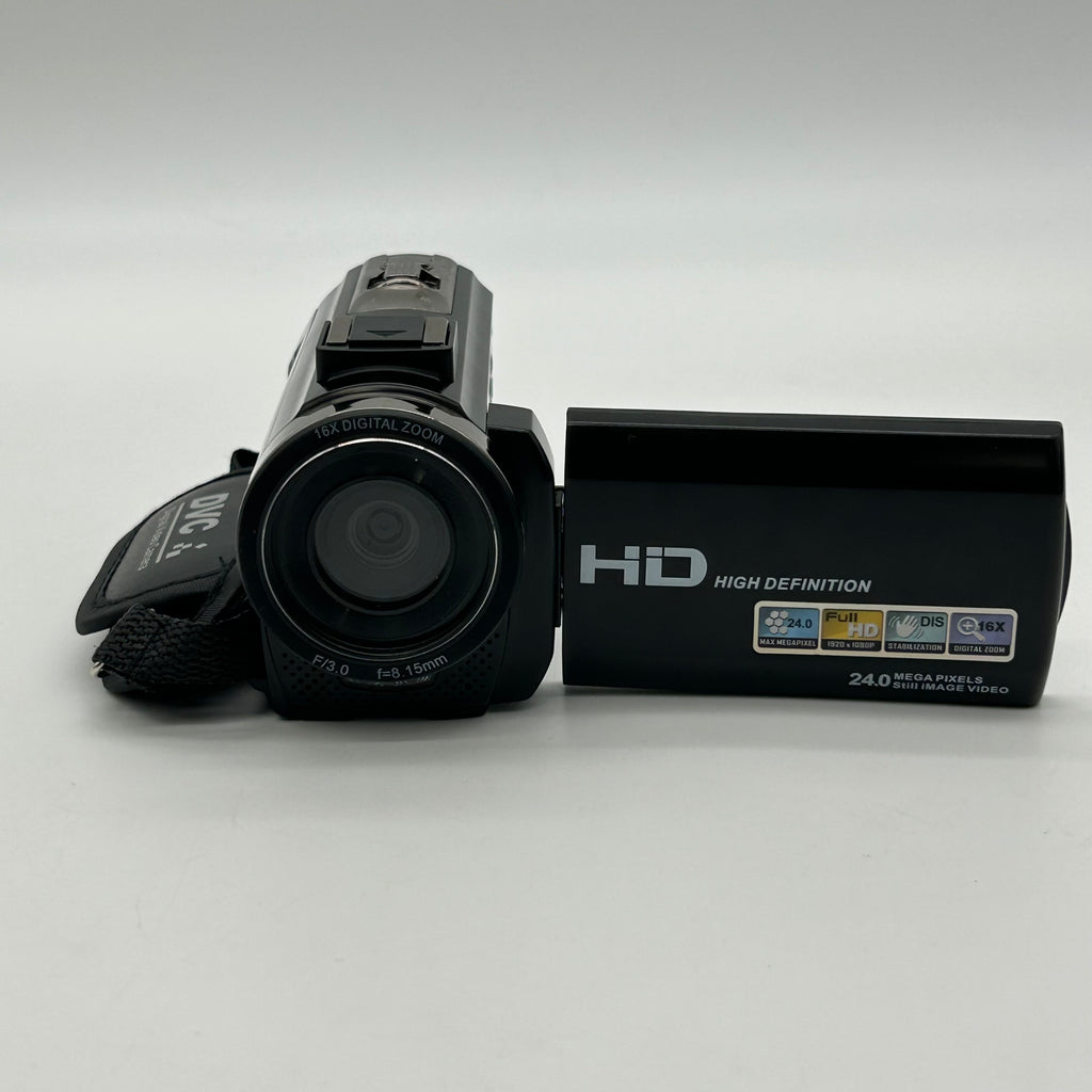 Full HD Digital Camcorder 24MP 1080p 16x Zoom HDV-201LM Bundle with 2 Batteries