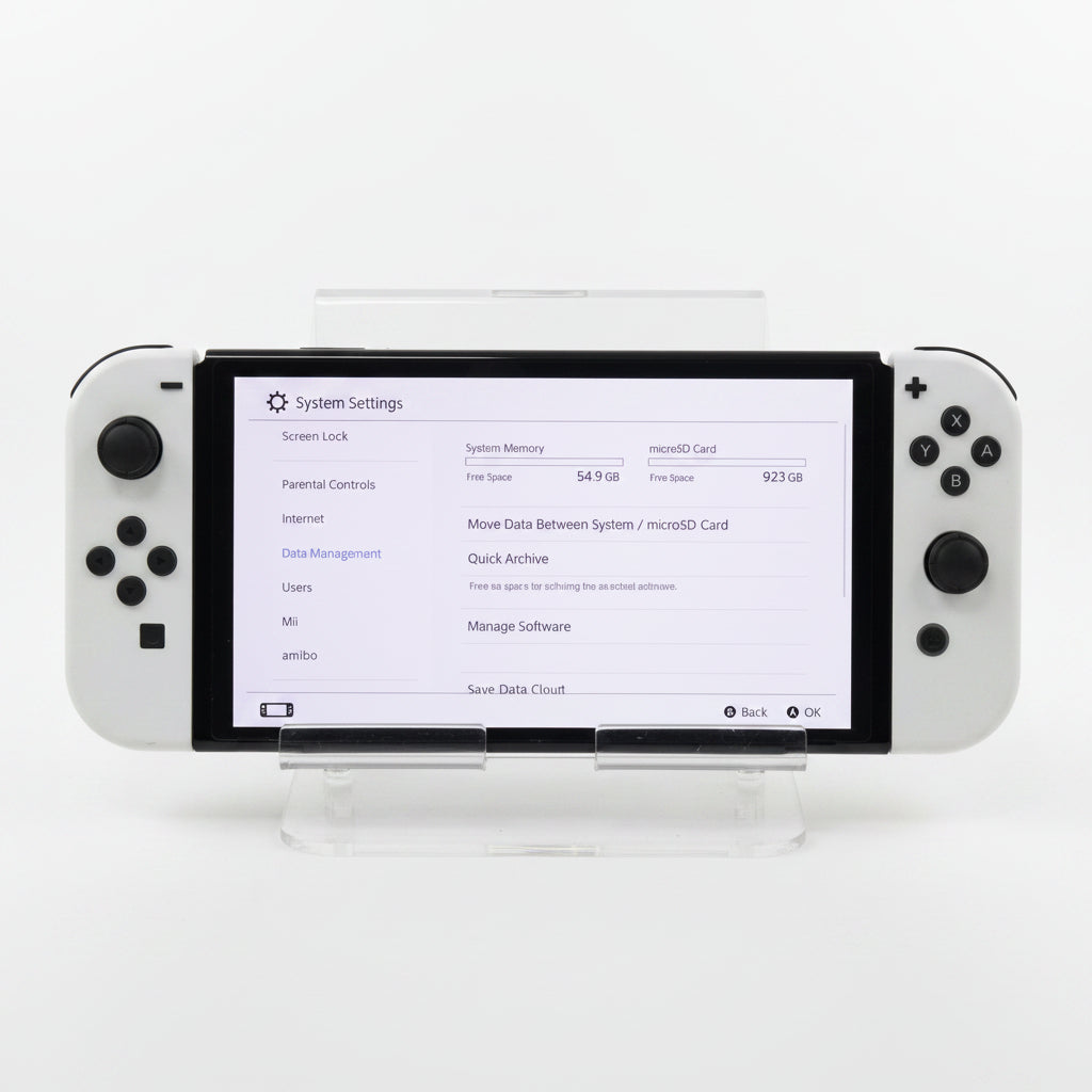 Nintendo Switch OLED HEG-001 2021|64GB Joy-Cons w/ 1TB MicroSD