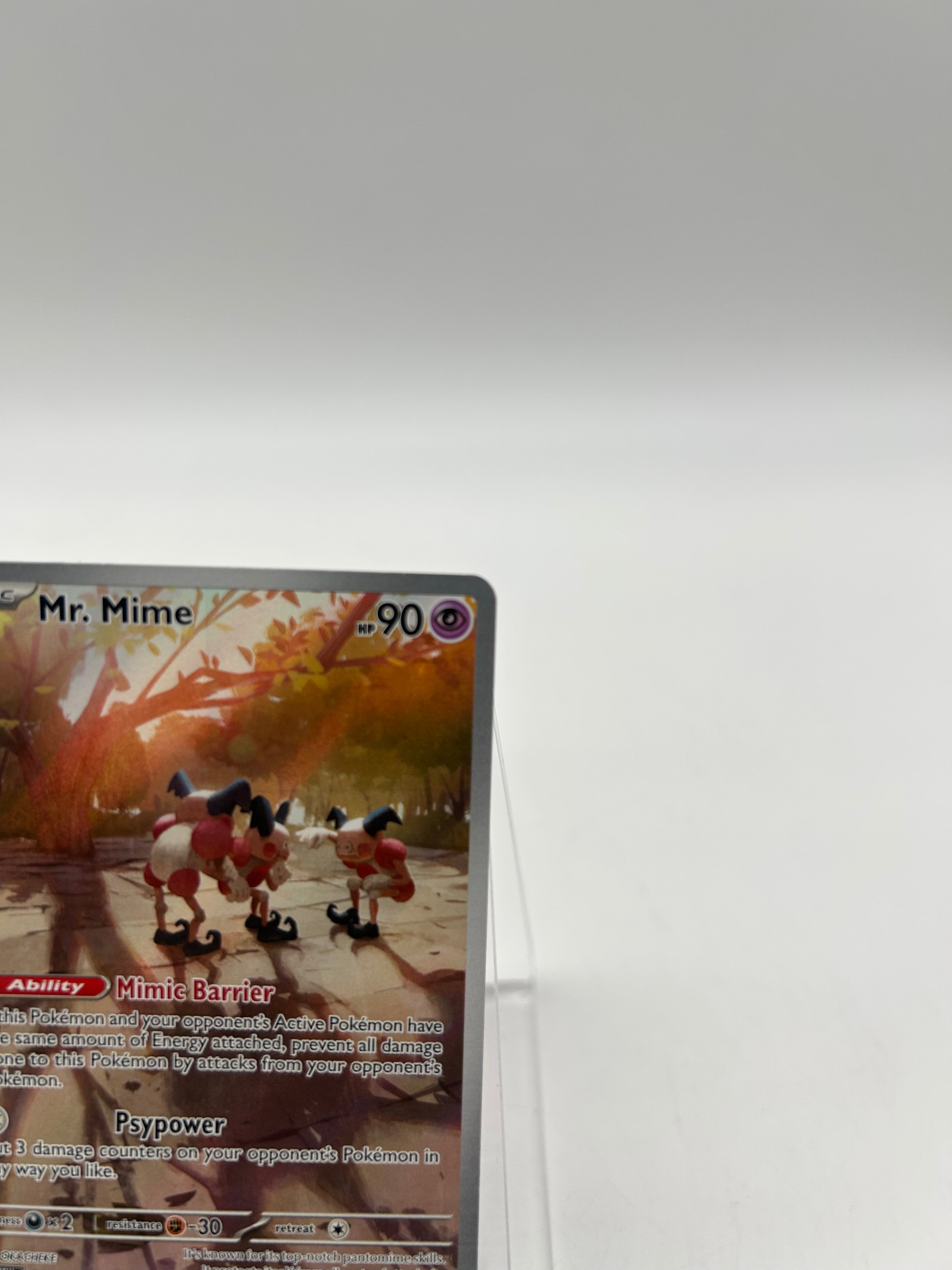 Pokemon Mr. Mime #179/165 Collectible Card Used - A Raw Ungraded