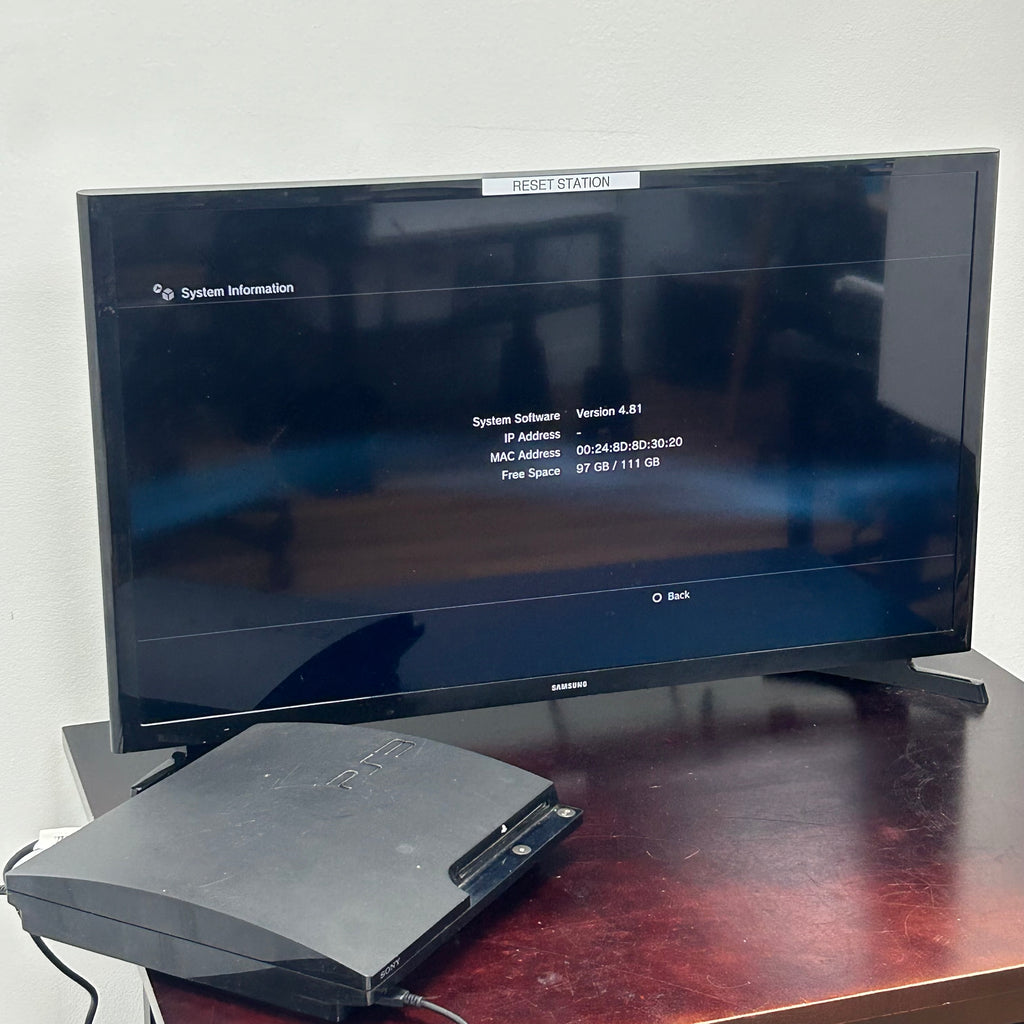 PlayStation 3 (CECH-2001A) Slim Console 120GB Bundle Games & Controller - Tested