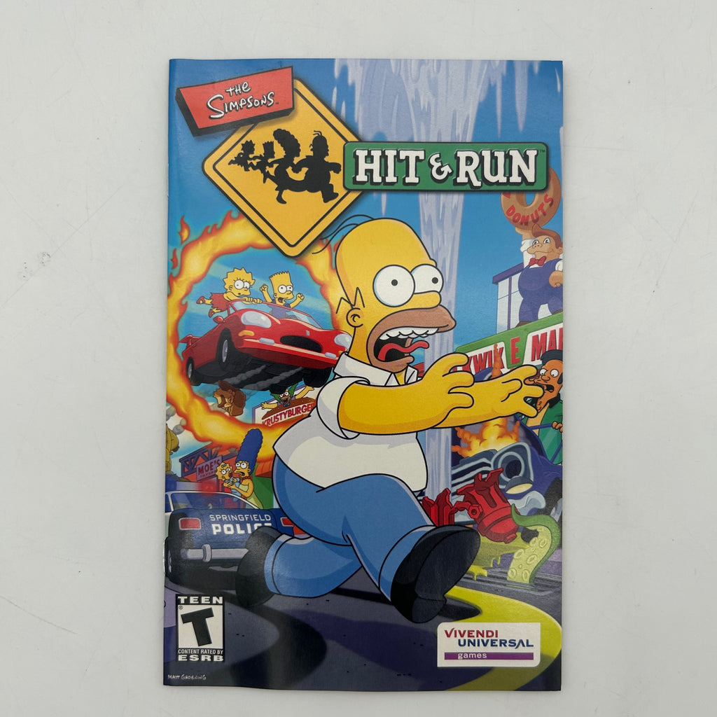 The Simpsons Hit and Run (Sony PlayStation 2 PS2, 2003)