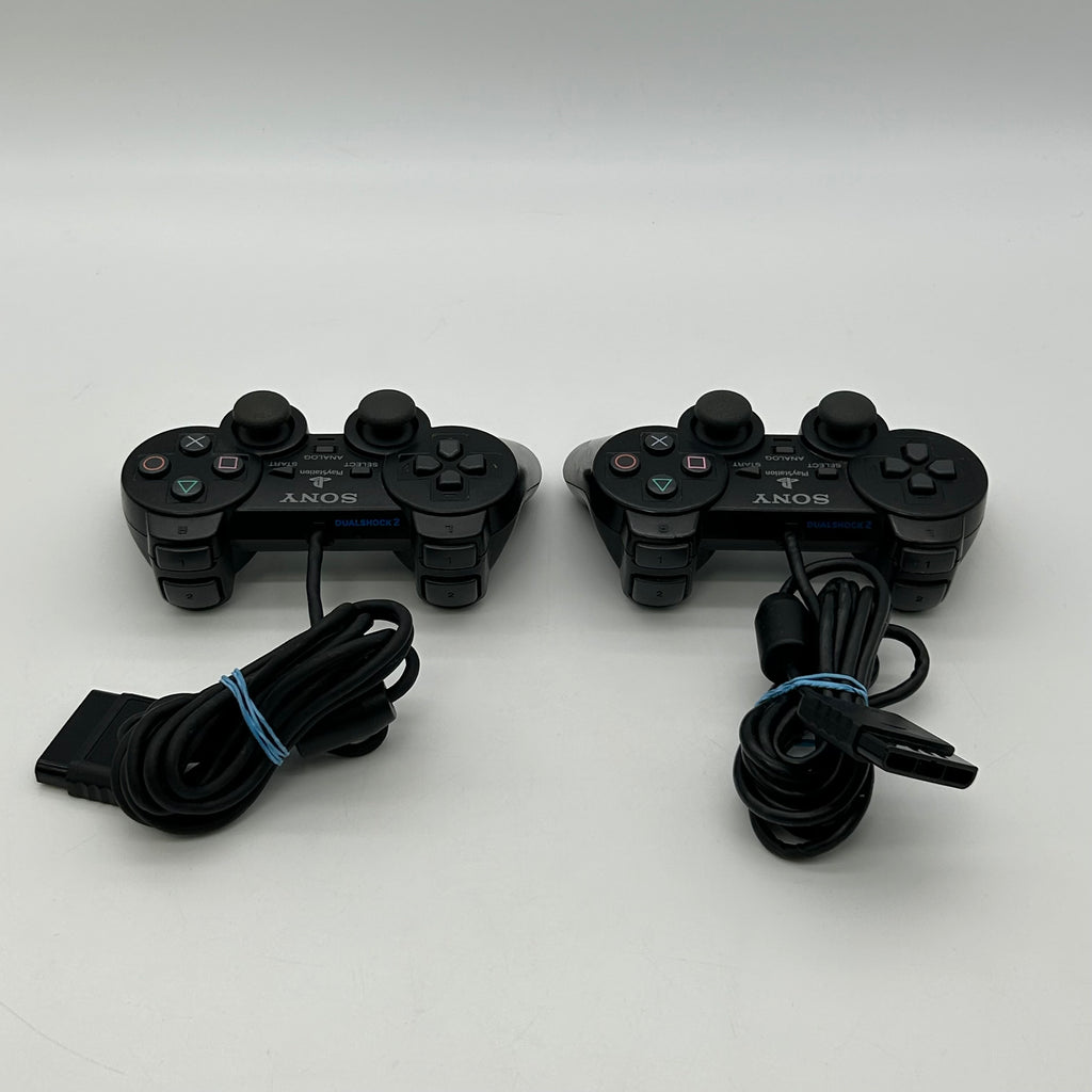 Sony PlayStation 2 Slim Satin Silver Console Bundle SCPH-77001 - Tested