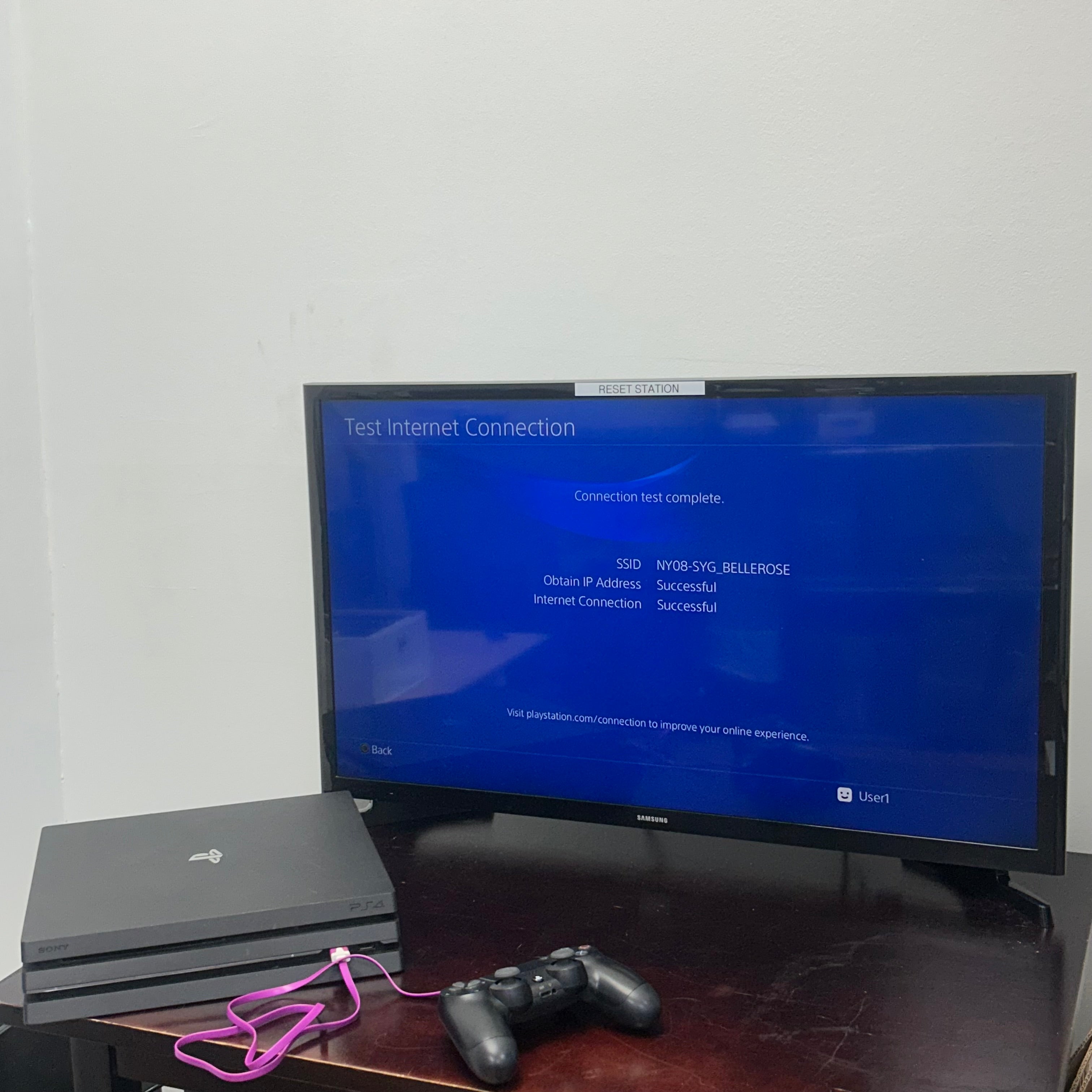 Sony PlayStation 4 Pro 1TB Console (CUH-7215B) Complete System Bundle - Tested