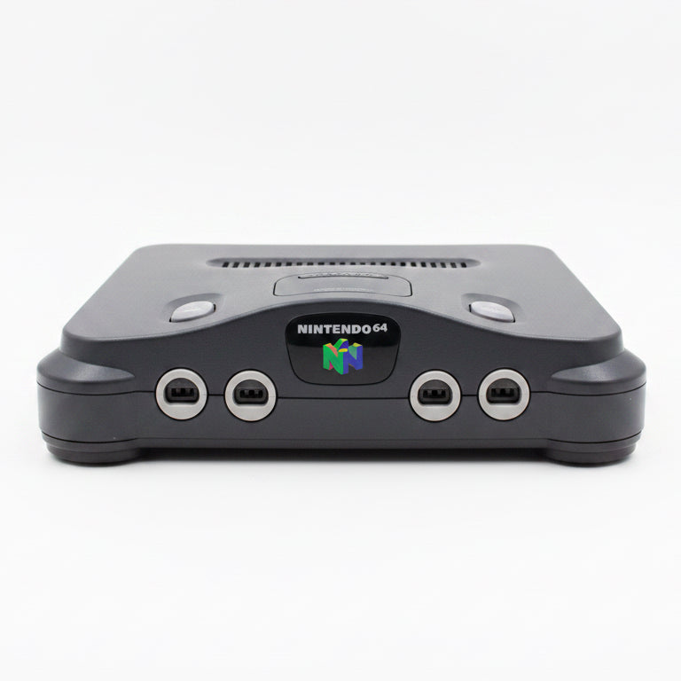 Nintendo 64 Charcoal Console N64 Bundle 3 Controllers AC Adapter Untested