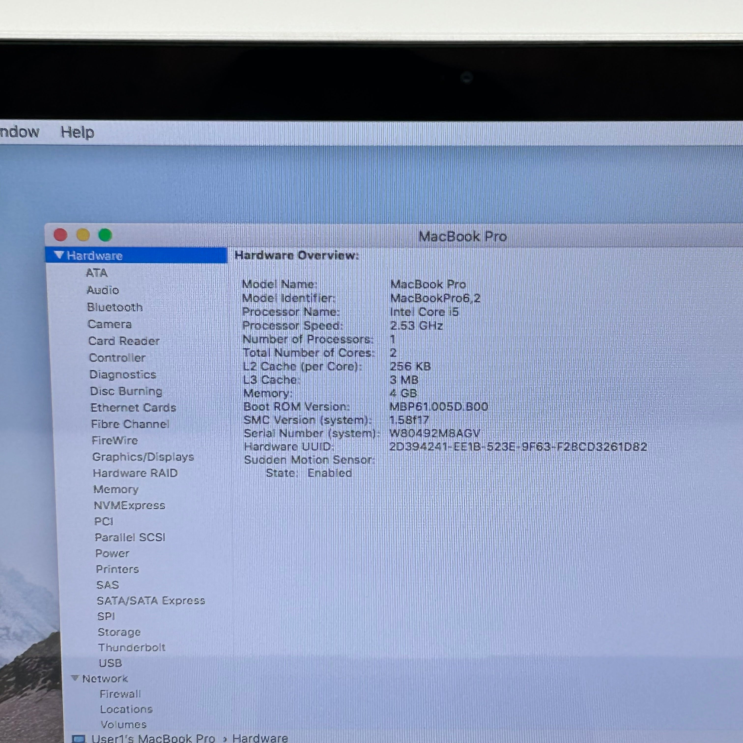 Apple MacBook Pro 15 Inch 2010 A1286 Core i5 2.53 GHz 4GB 500GB HDD macOS Laptop