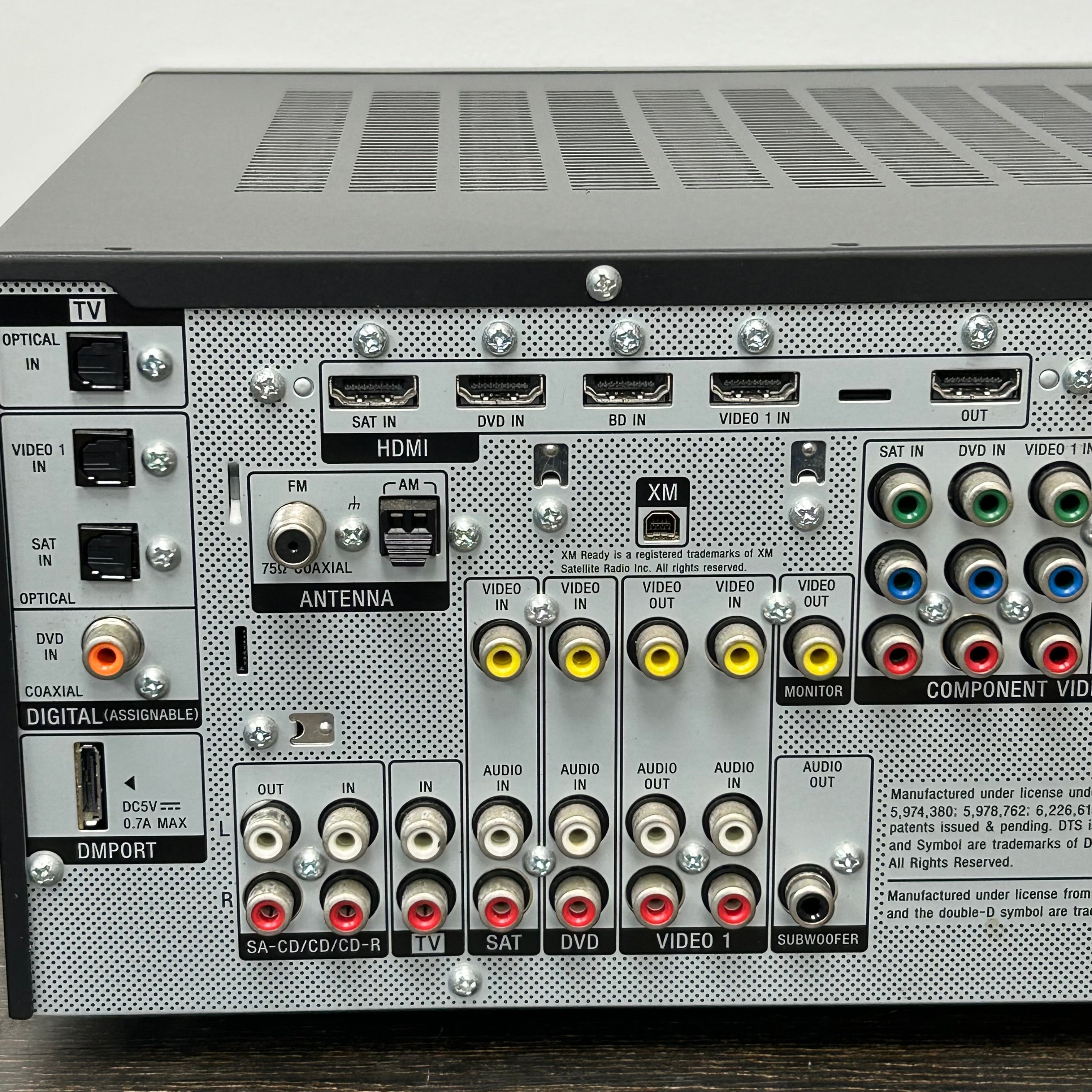 Sony STR-DG820 7.1 770W Multi-Channel Home Theater AV Receiver Untested
