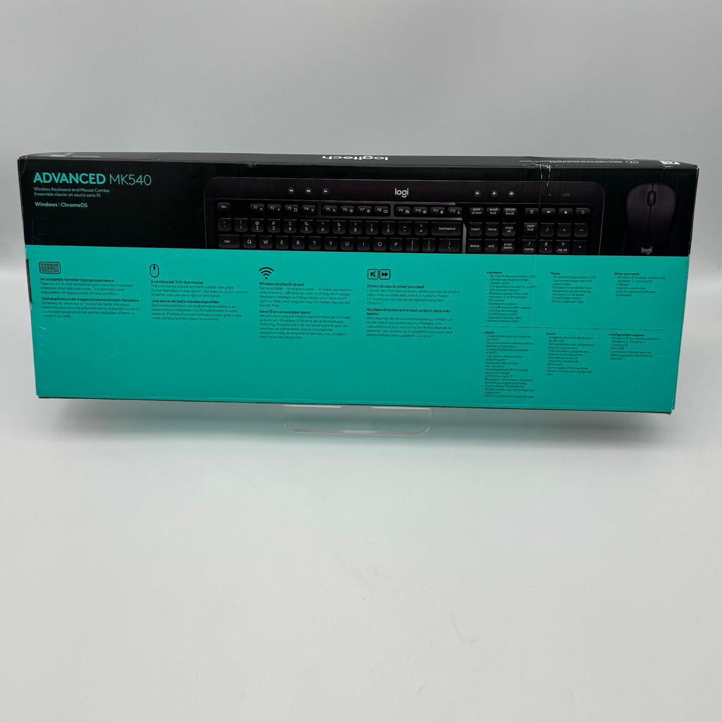 Logitech MK540 Wireless Keyboard - New In Box, Black