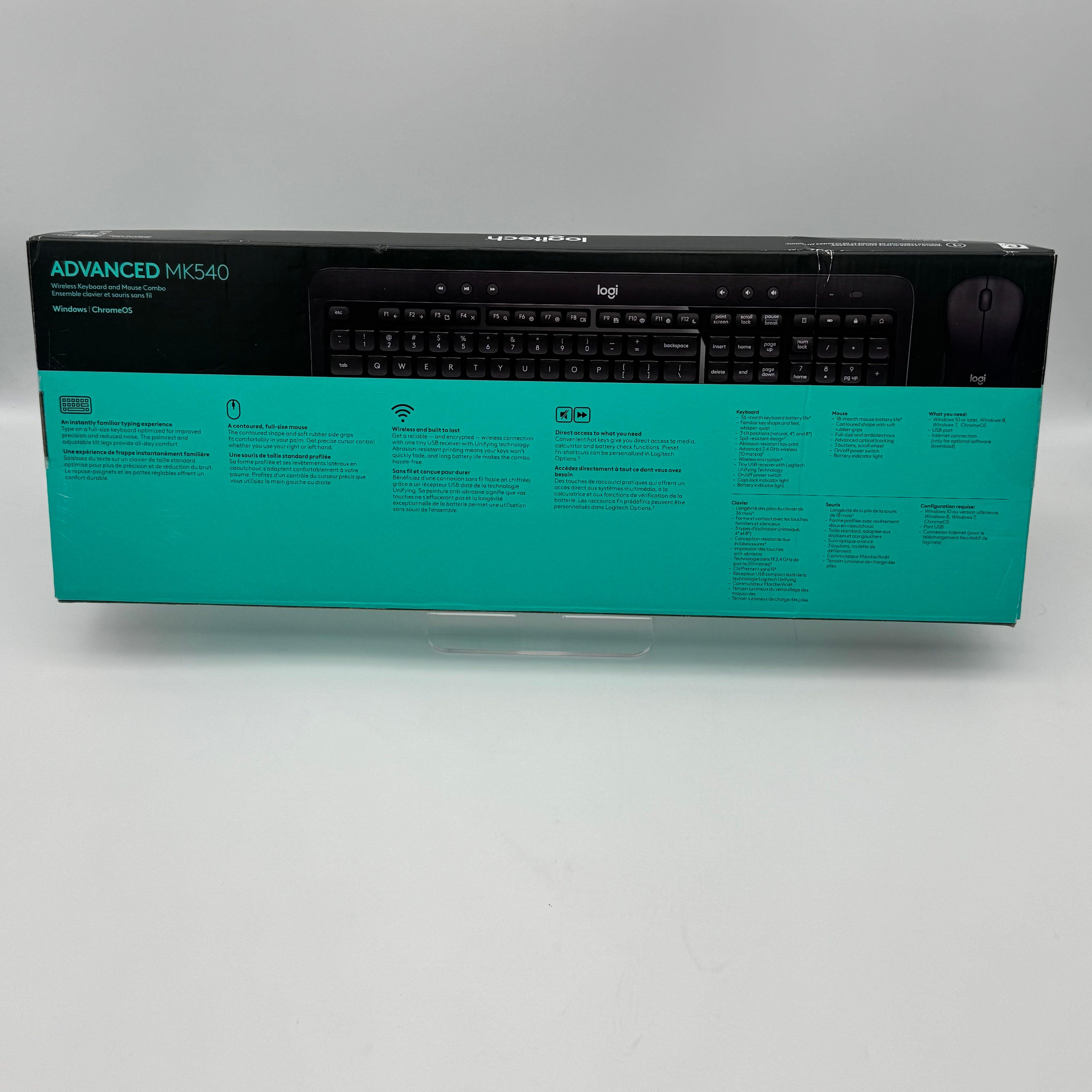 Logitech MK540 Wireless Keyboard - New In Box, Black