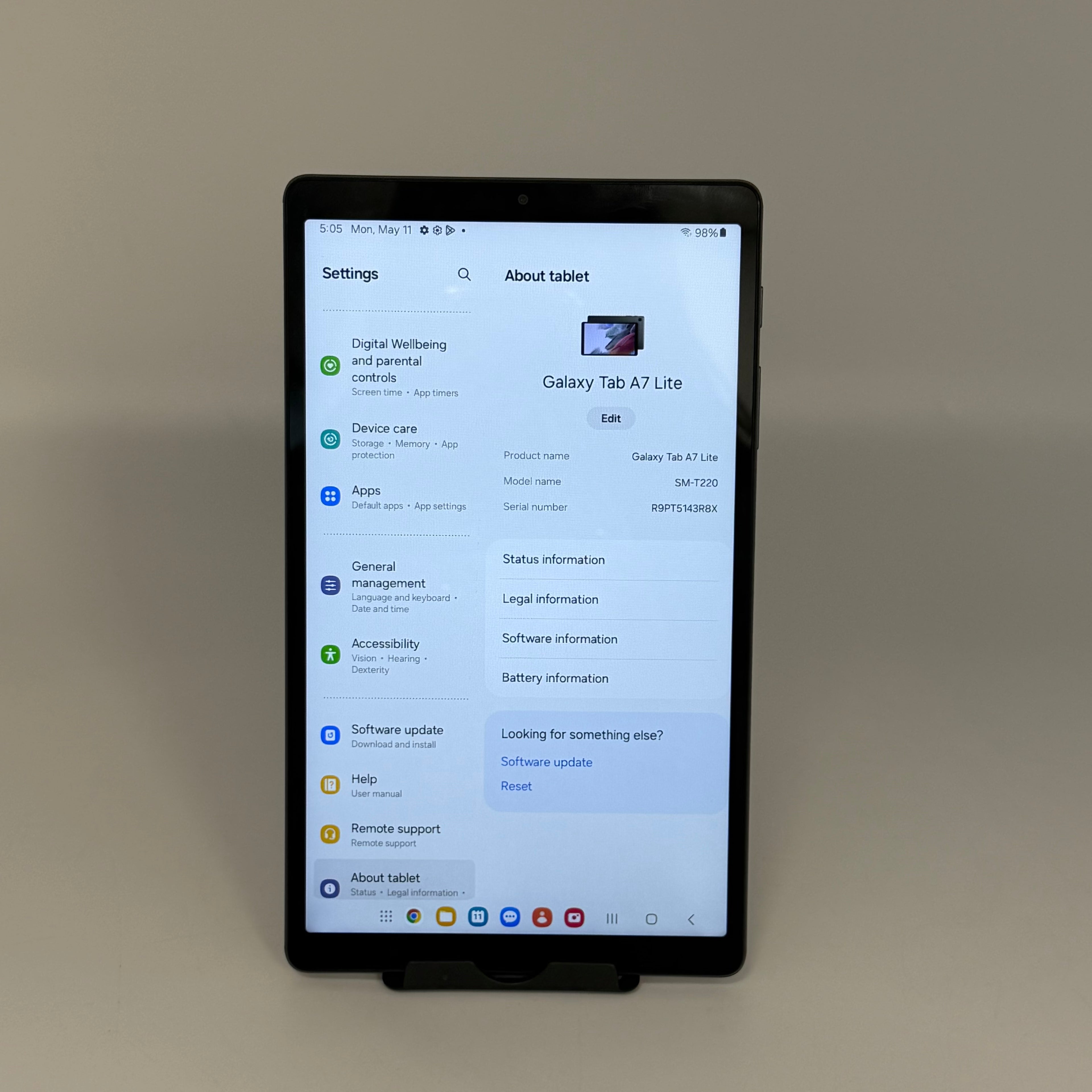 Samsung Galaxy Tab A7 Lite SM-T220 32GB Storage 8.7 inch Screen Wi-Fi Only