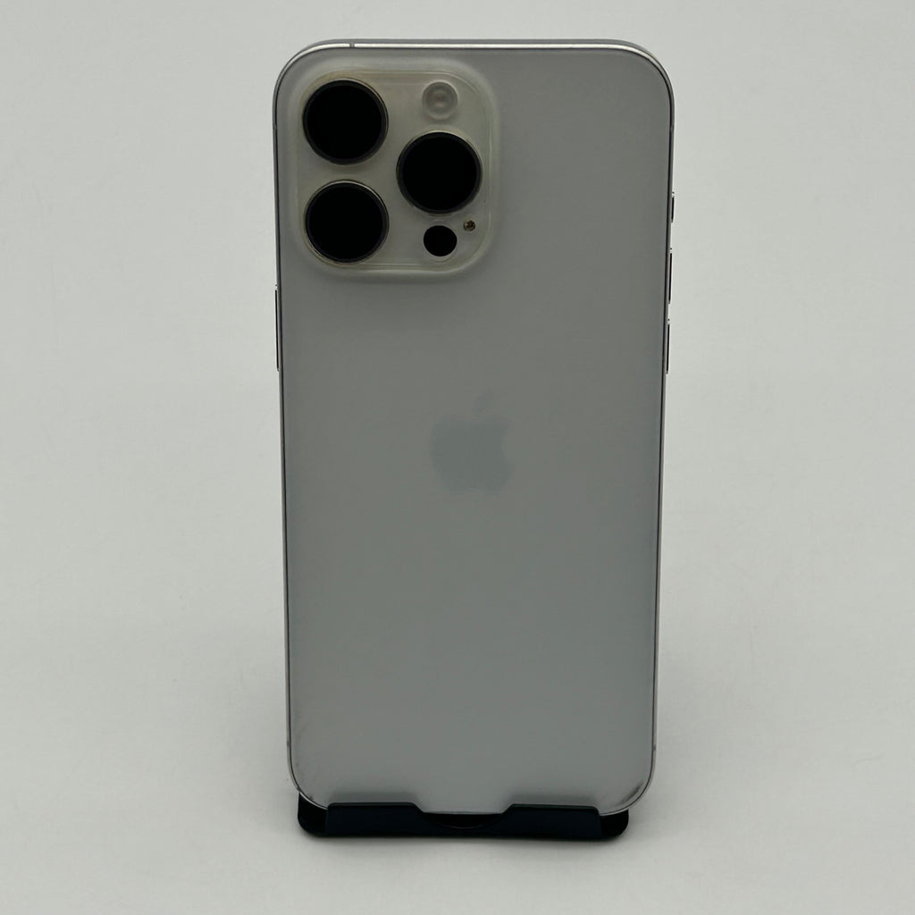 Apple iPhone 15 Pro Max 256GB Factory Unlocked 84%BH White Titanium