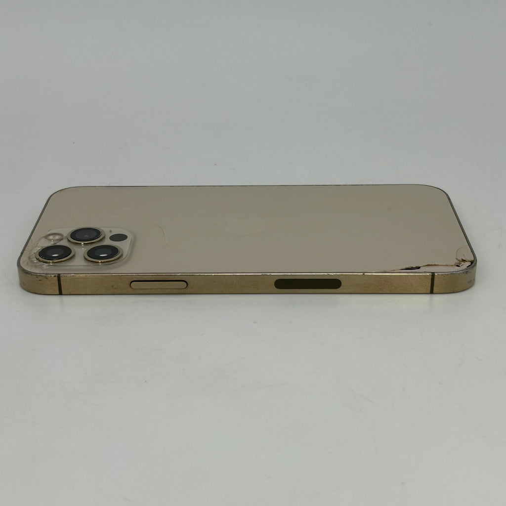 Apple iPhone 12 Pro 128GB MGJQ3LL/A Unlocked - Cracked Back - Heavy Scratches - Missing SIM Tray
