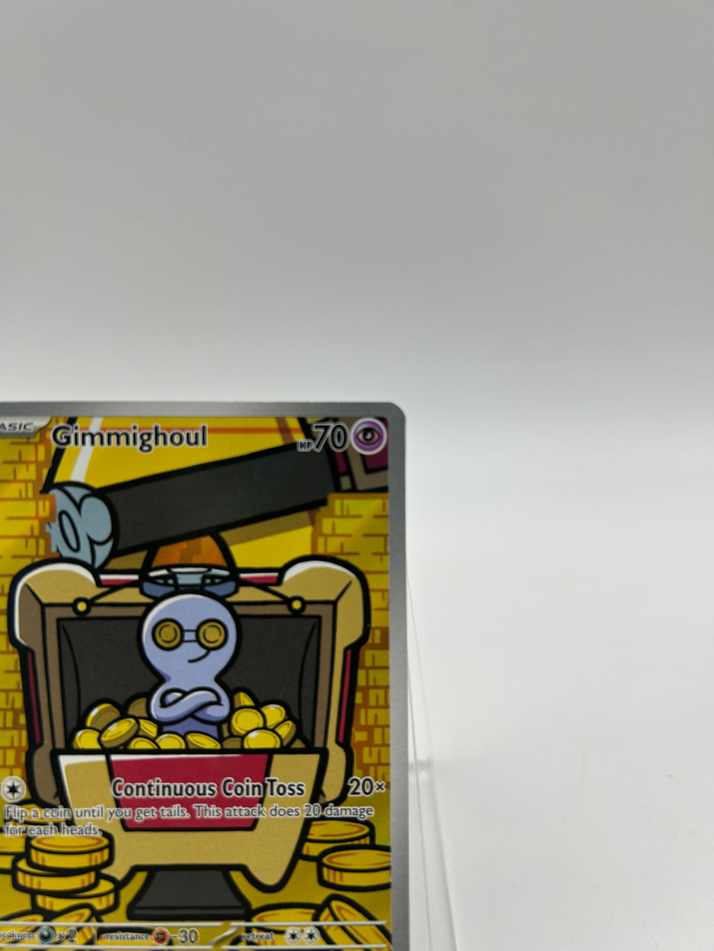 Pokemon Gimmighoul #198/182 - Black Used A Raw Ungraded