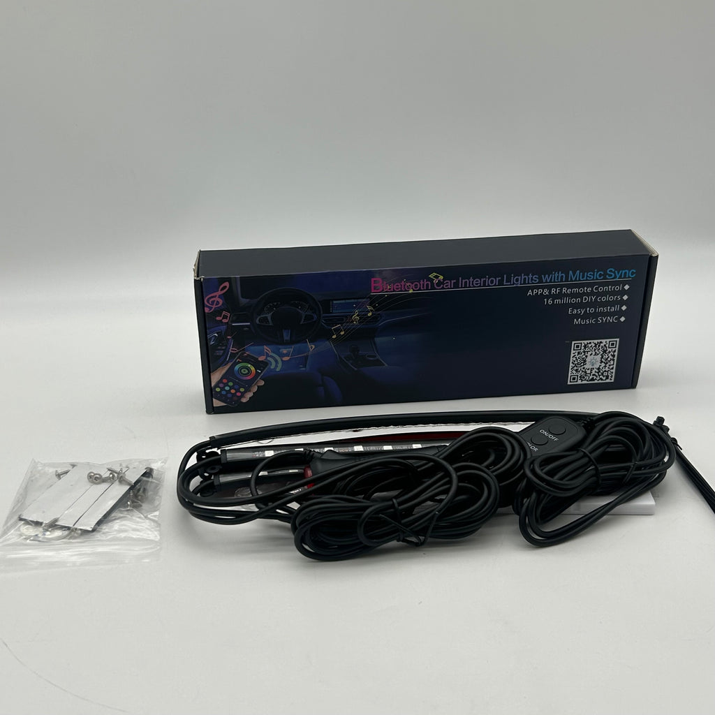 KeepSmile Bluetooth Car Interior Lights With Music Sync