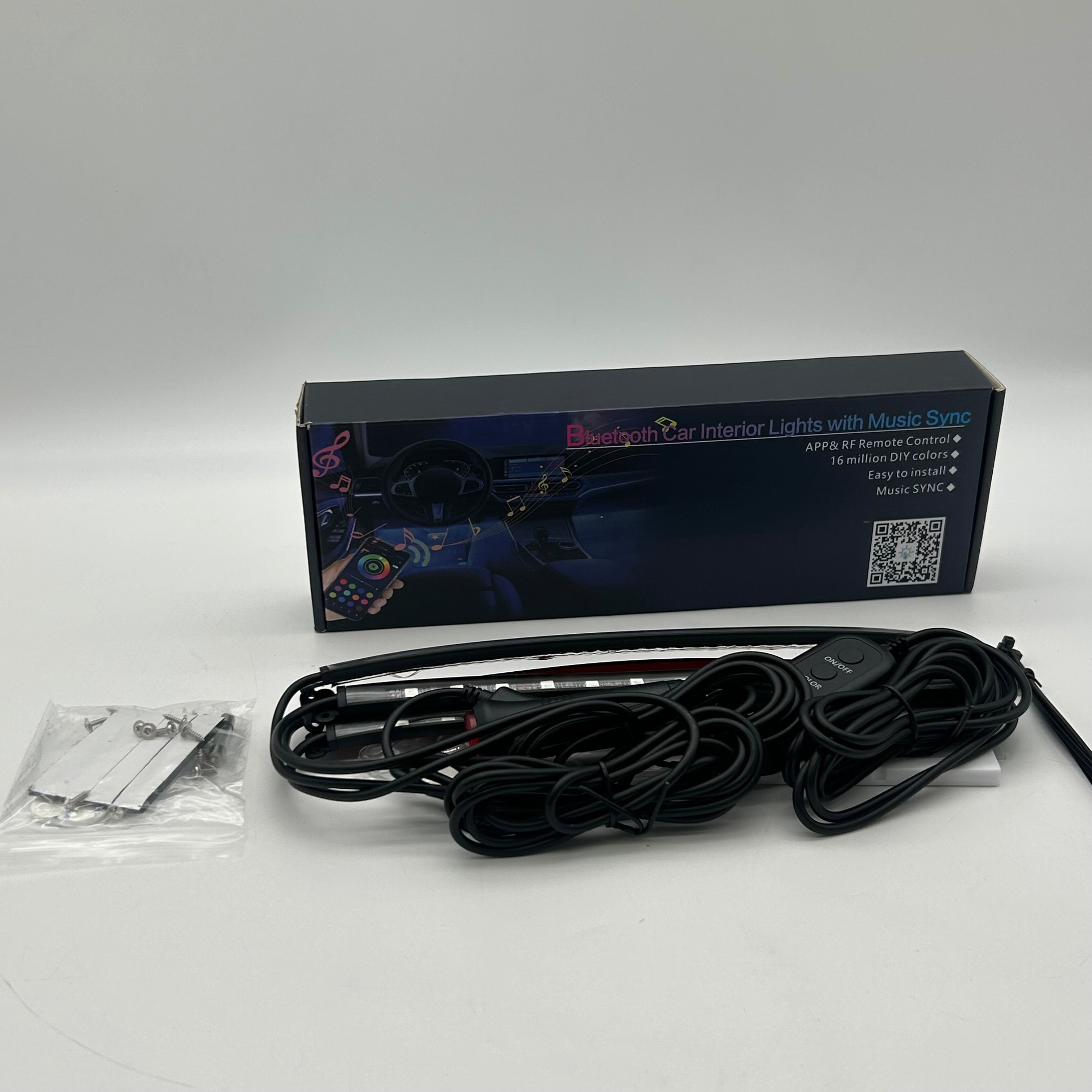 KeepSmile Bluetooth Car Interior Lights With Music Sync