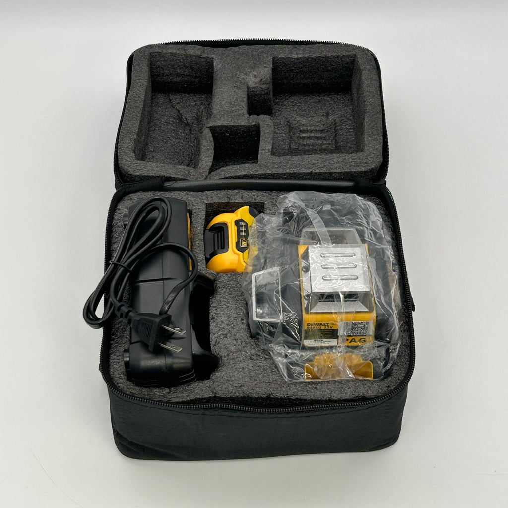 DeWALT DW089LG 12V 3x360 Green Line Laser Level Kit w/ Battery & Charger