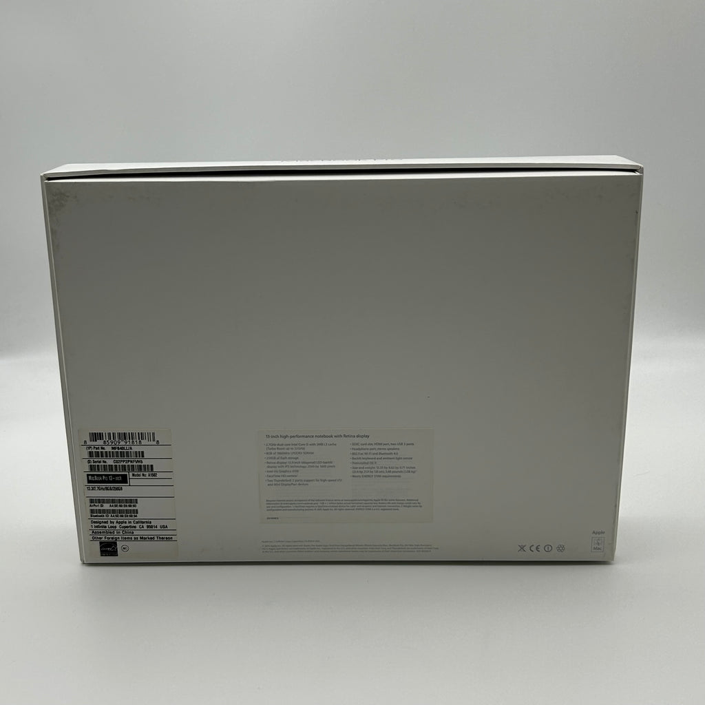 Apple MacBook Pro 13-inch A1502 8GB RAM 256GB SSD Silver - Used