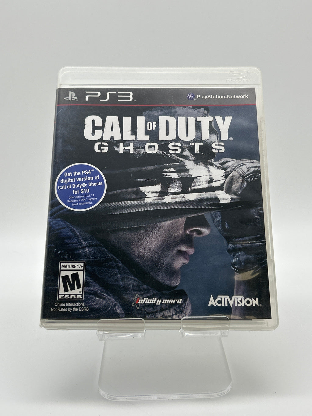 Playstation 3 Call of Duty Ghosts Video Game With Manual and Case - Used
