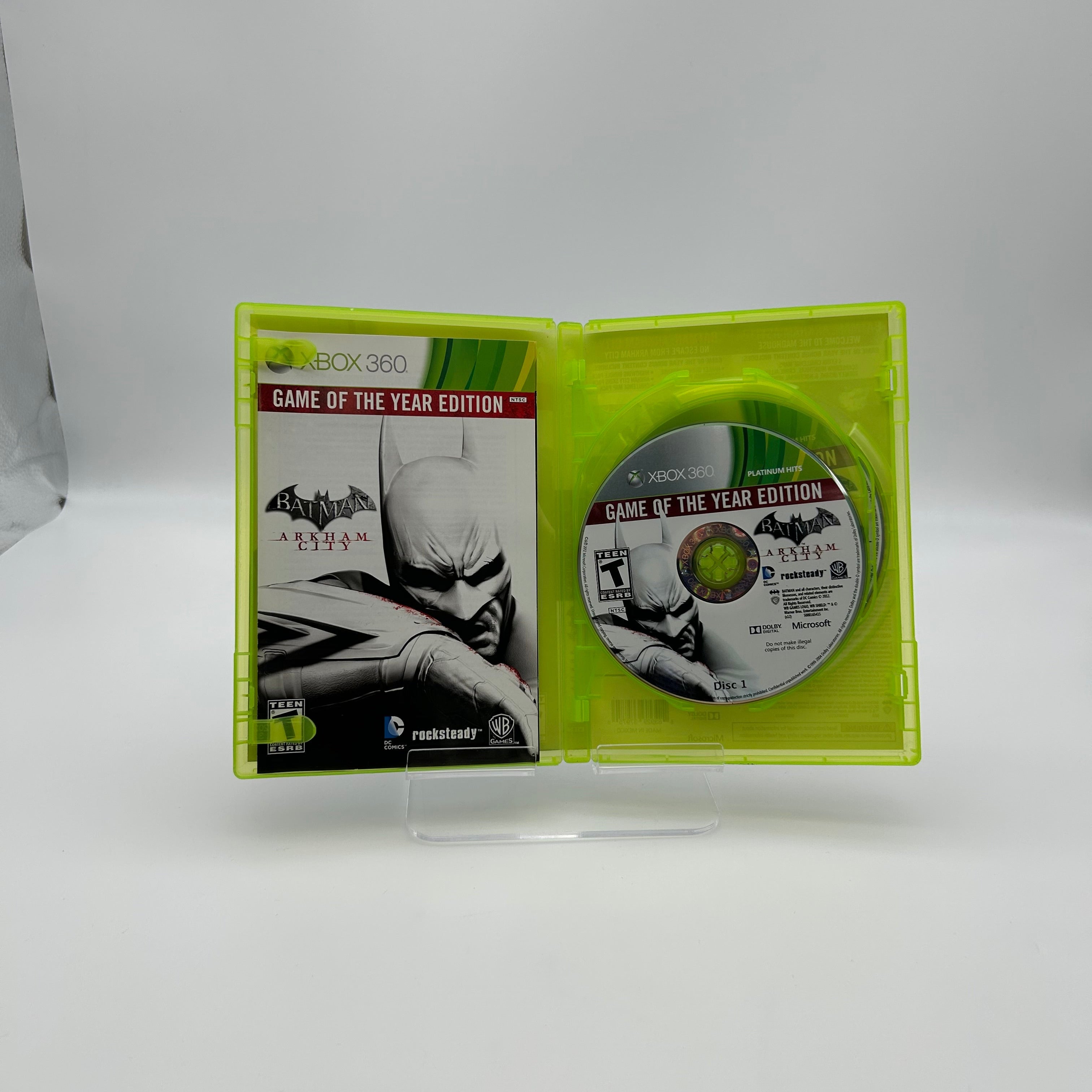 Batman: Arkham Asylum + Arkham City Xbox 360 - Used With Box
