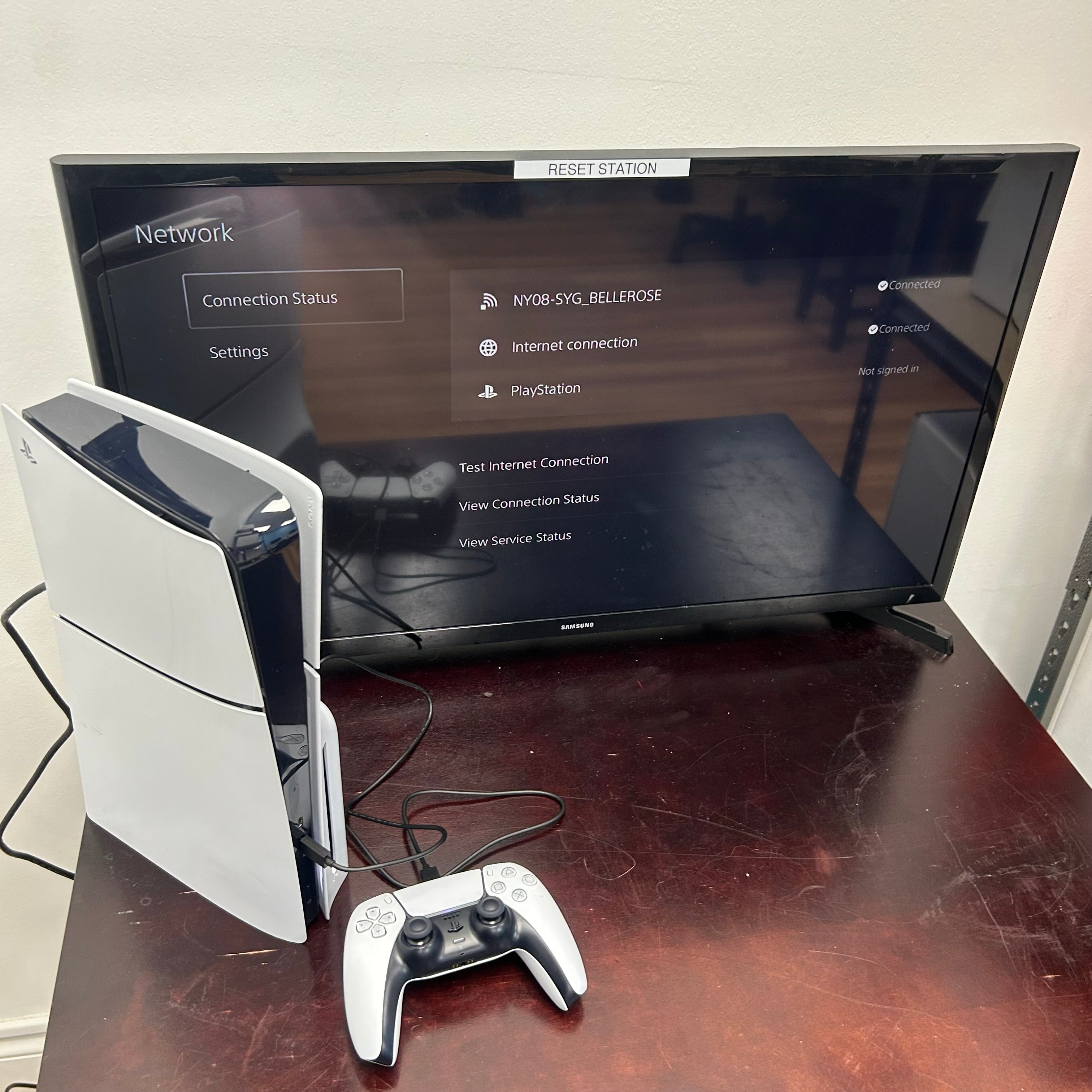 Sony PlayStation 5 Slim Disk Edition 1TB Gaming Console - White CFI-2015