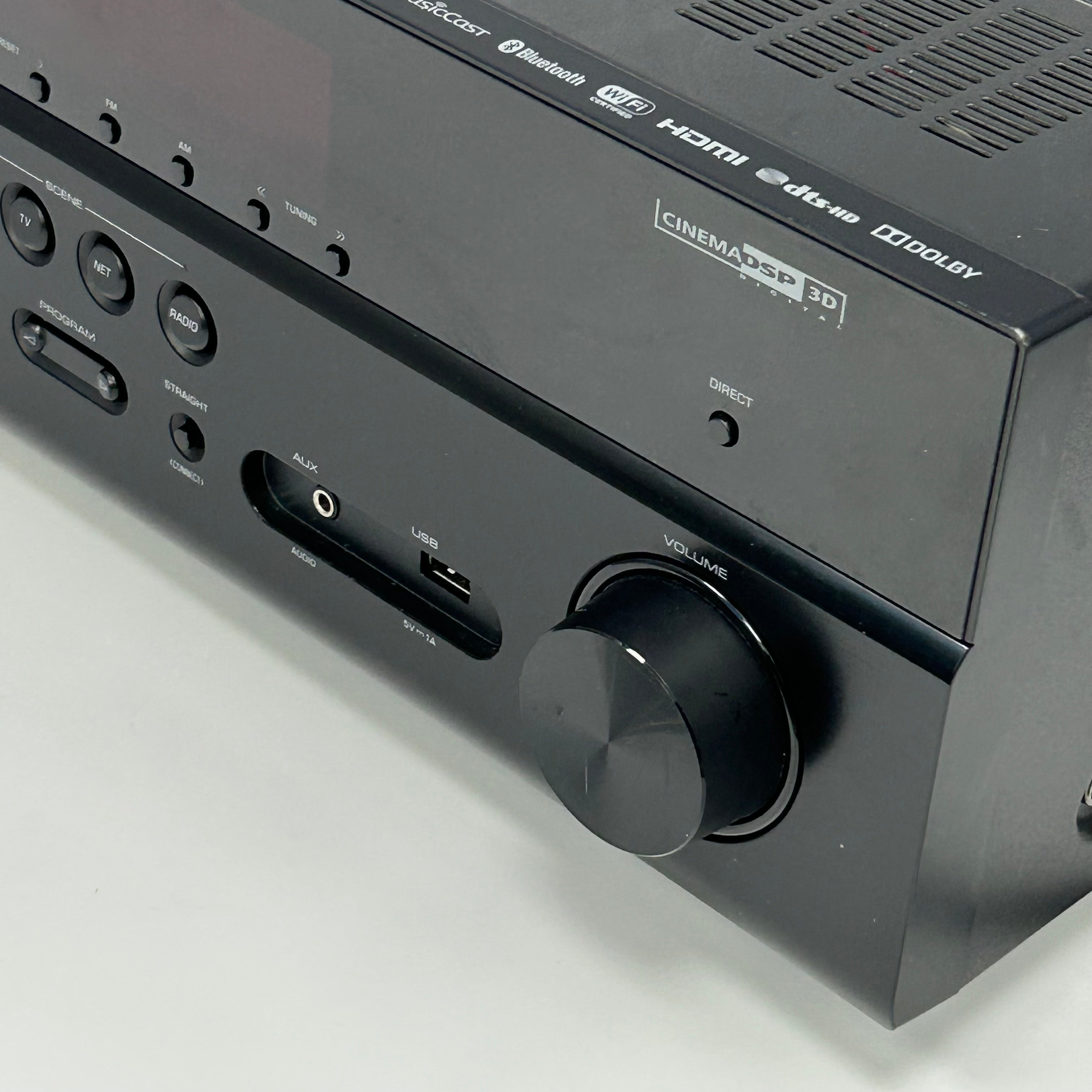 Black Yamaha RX-V481 5.1 Channel AV Receiver Wi-Fi Bluetooth Home Theater - Untested - Parts Only
