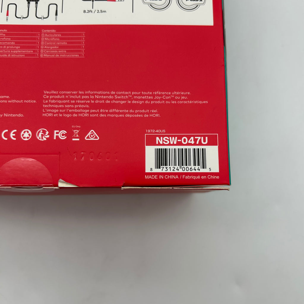 HORI official Nintendo Switch Splatoon 2 Splat & Chat Headset Headphones NIB