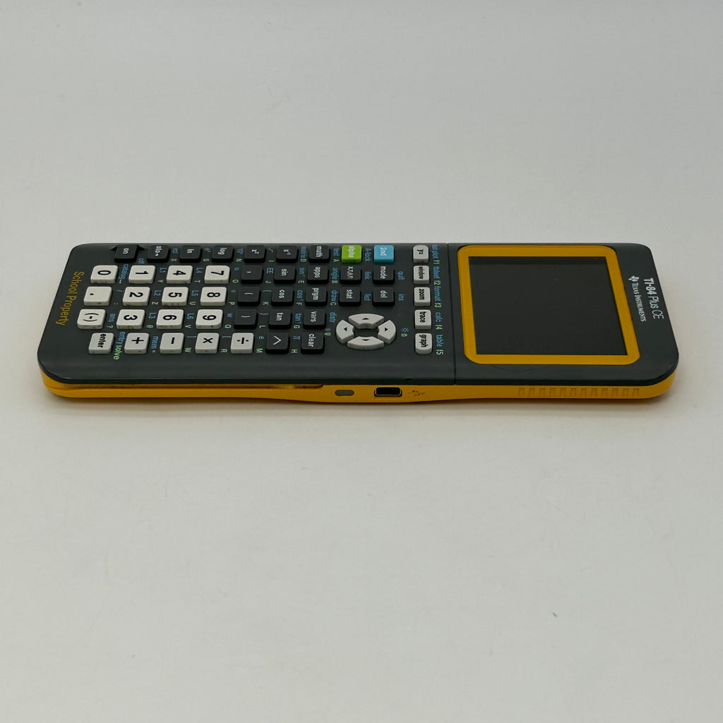 Texas Instruments TI 84 Plus Ce Yellow Calculator Graphing TI-84 Plus TI 84